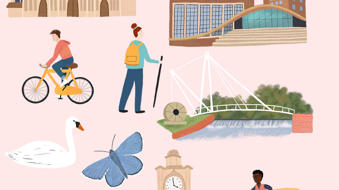 Exeter's Green Circle Map Icons