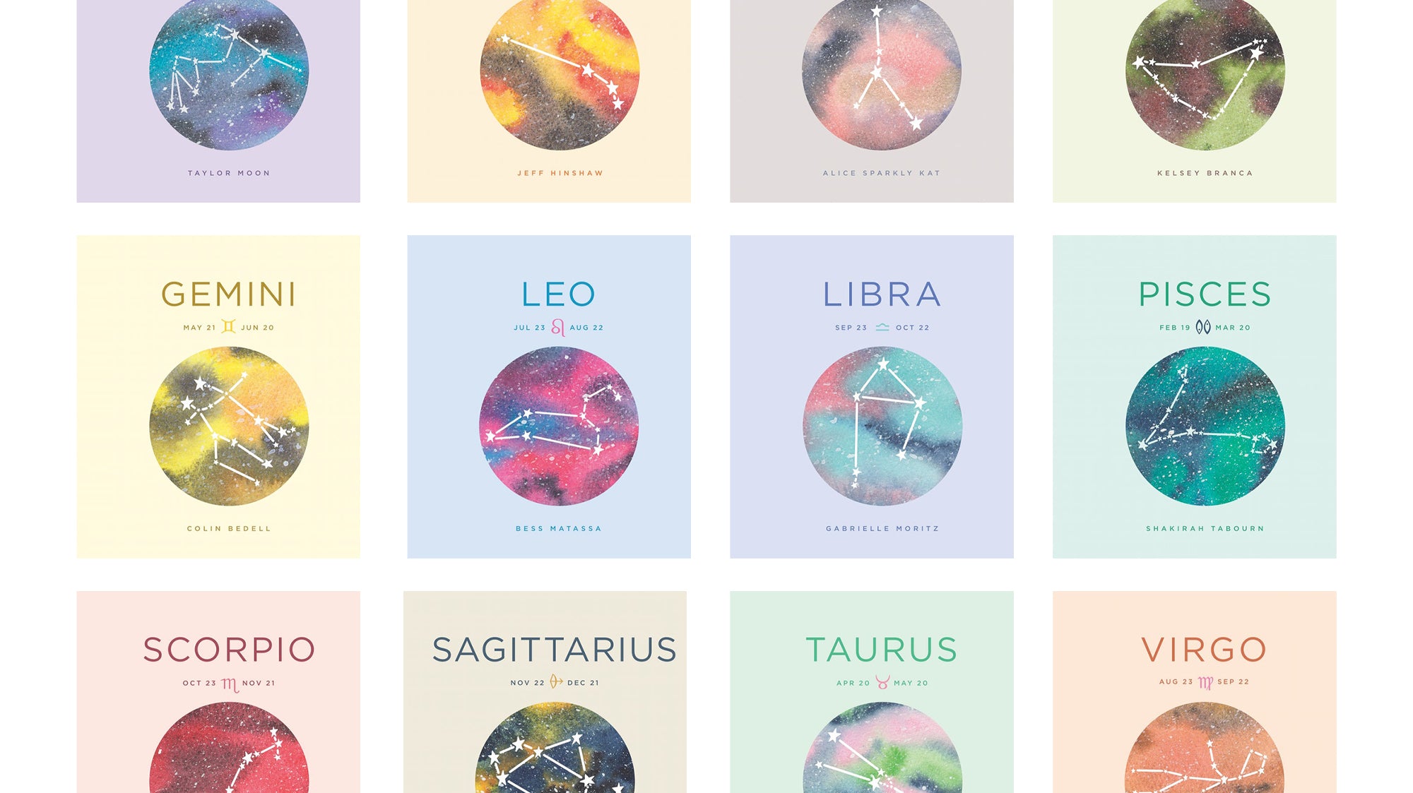 Zodiac Signs Astrology Book Series