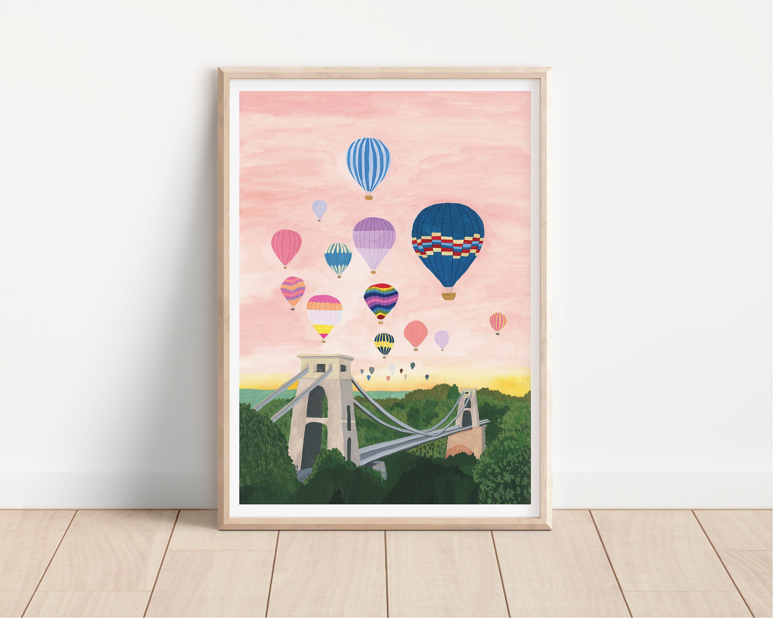 Balloons Over Bristol Art Print - Sarah Frances