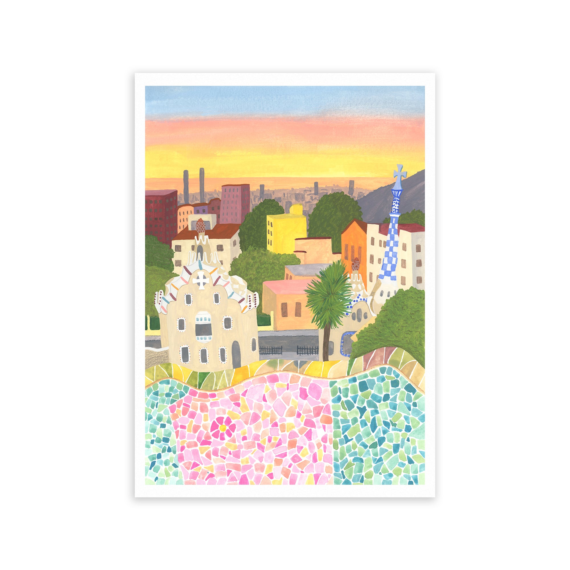 Barcelona Art Print - Sarah Frances