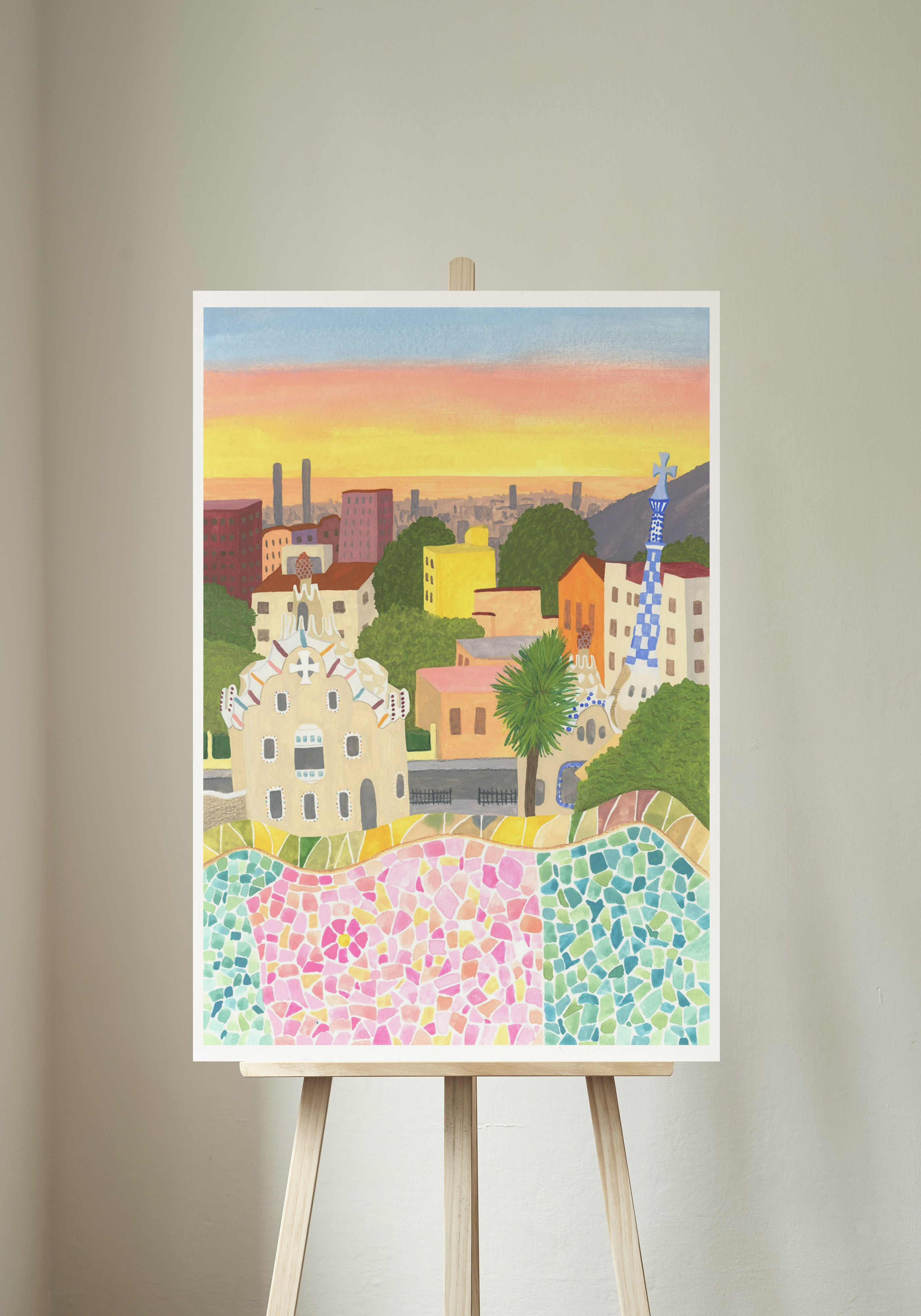 Barcelona Art Print - Sarah Frances