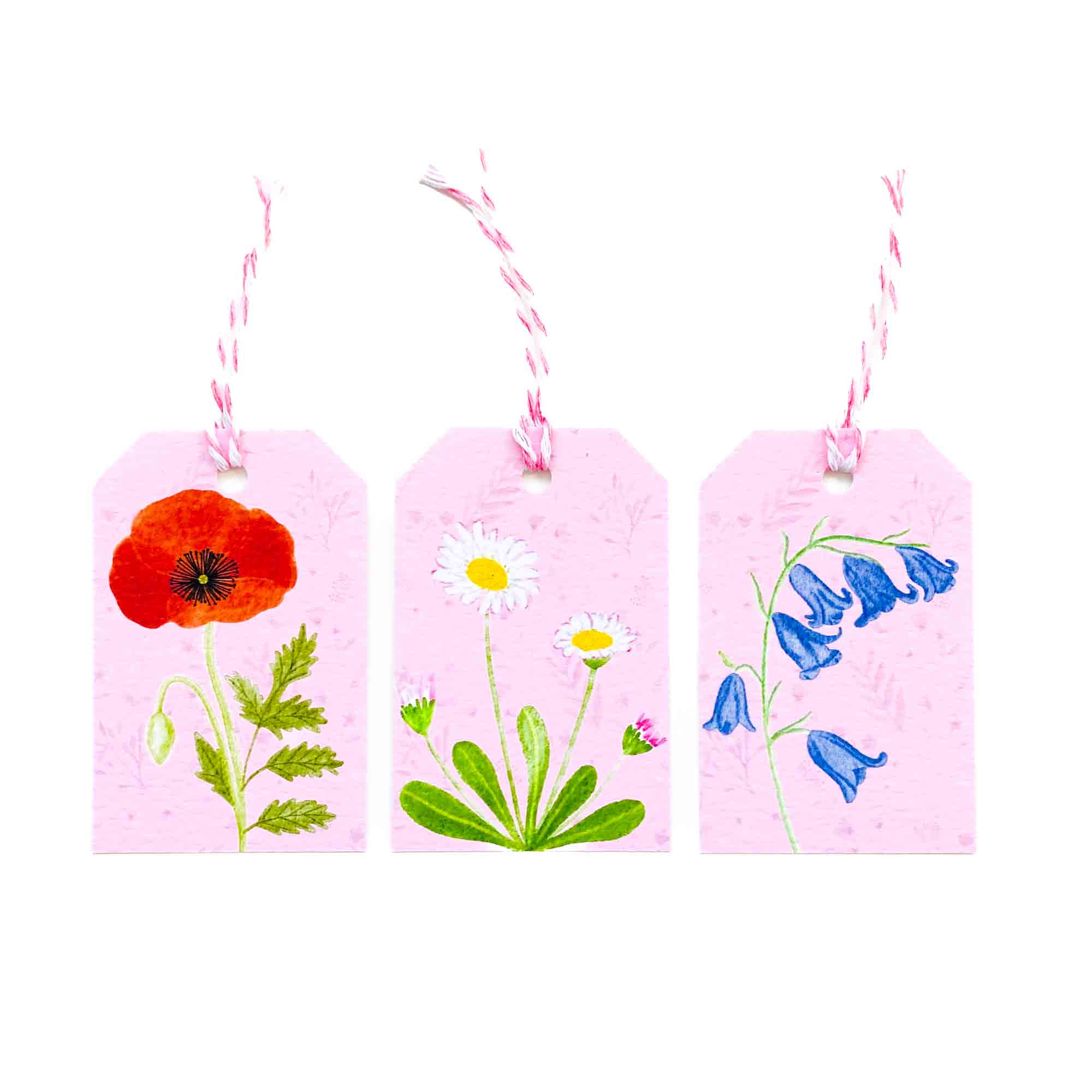 British Wildflowers Gift Tags - Sarah Frances