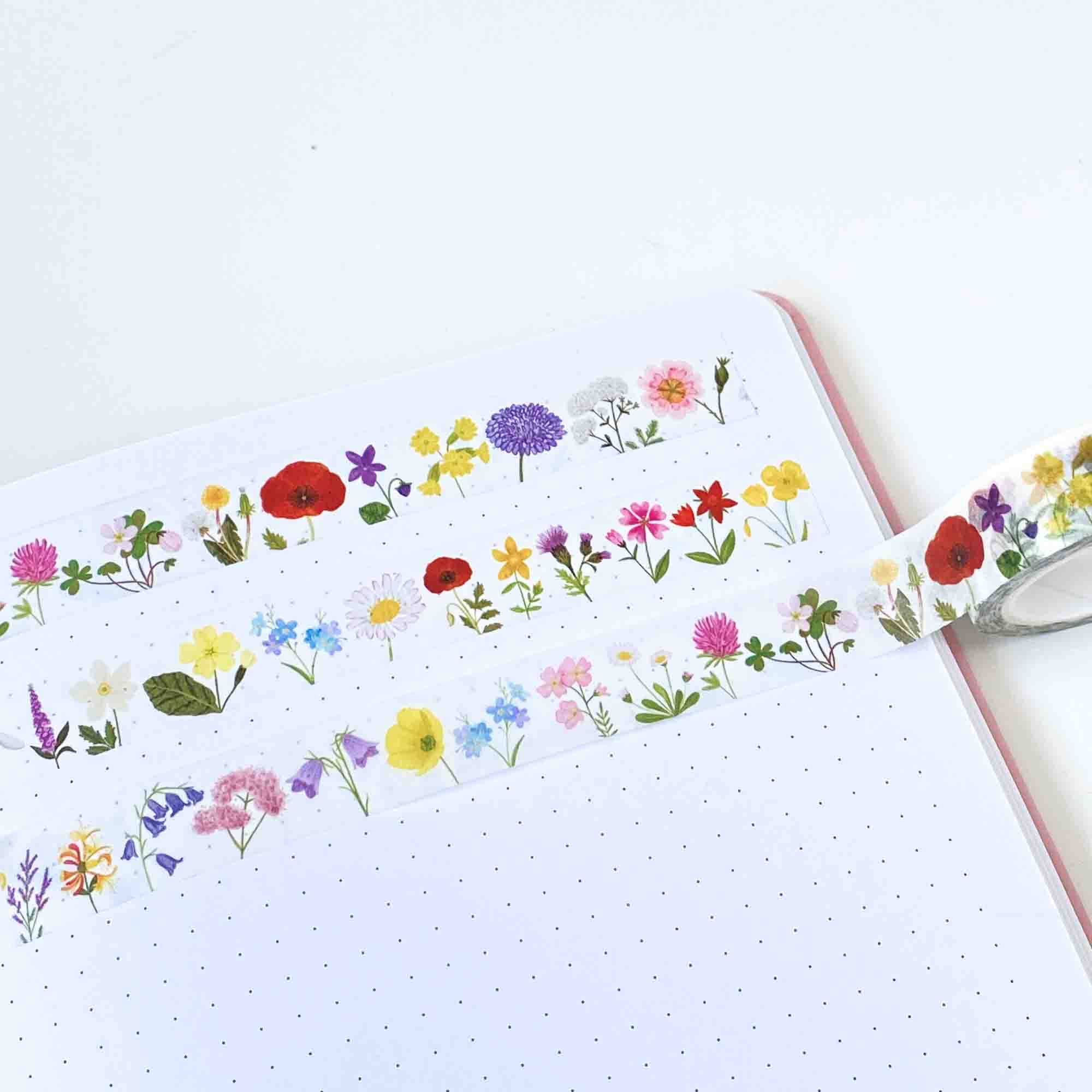 British Wildflowers Washi Tape - Sarah Frances