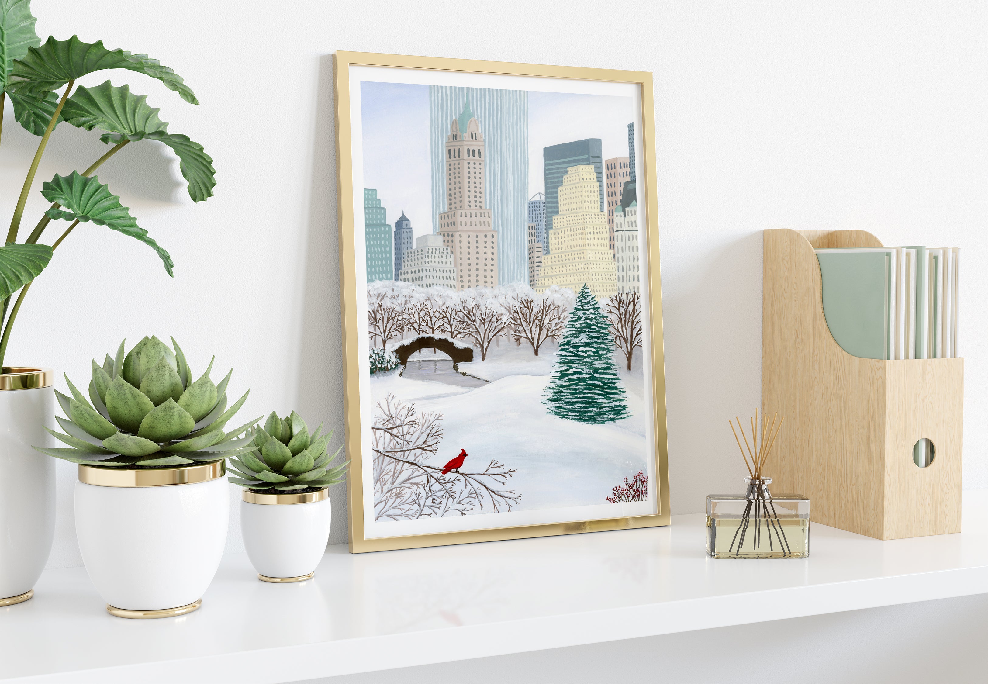 Christmas in New York Fine Art Print - Sarah Frances