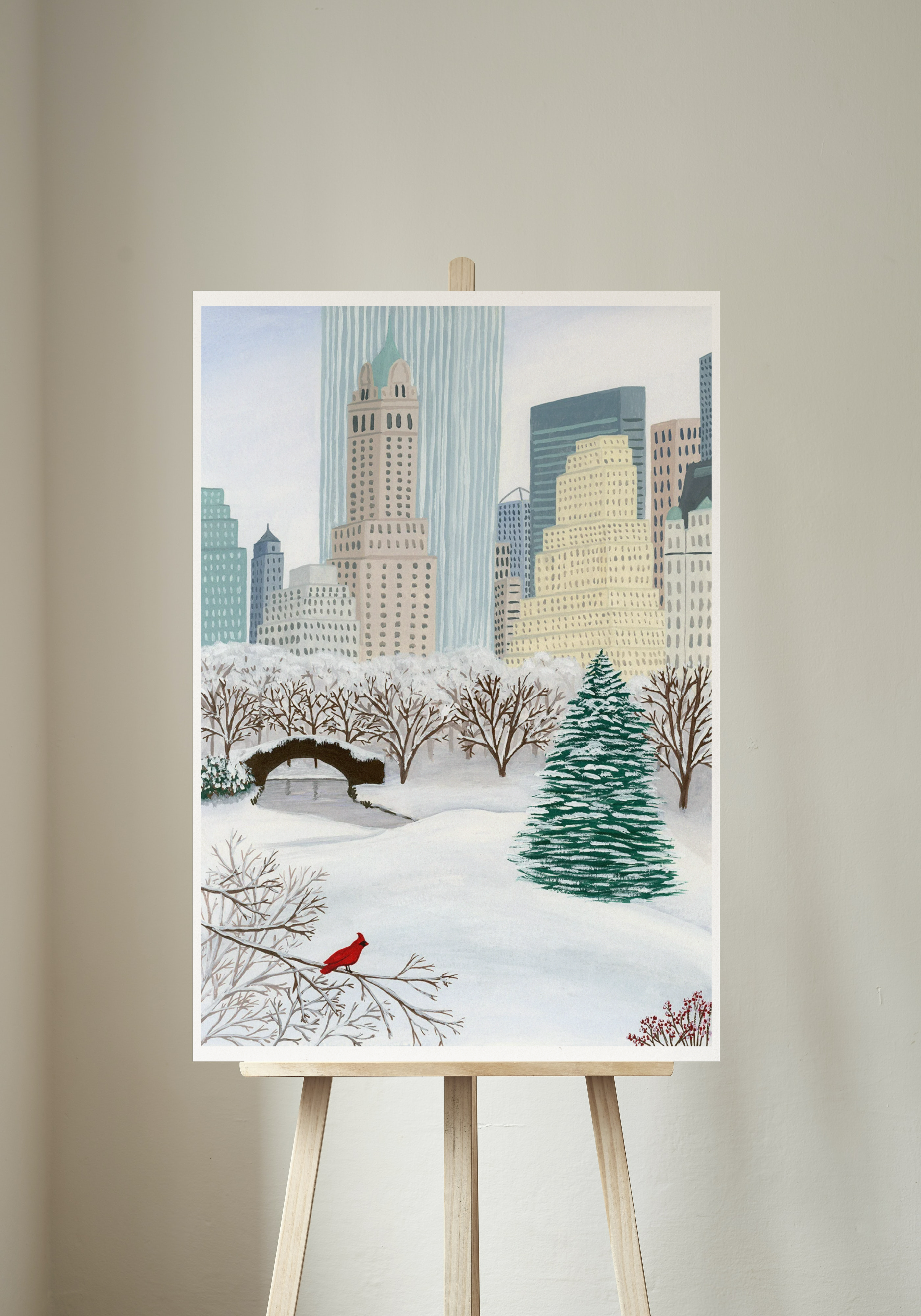 Christmas in New York Fine Art Print - Sarah Frances