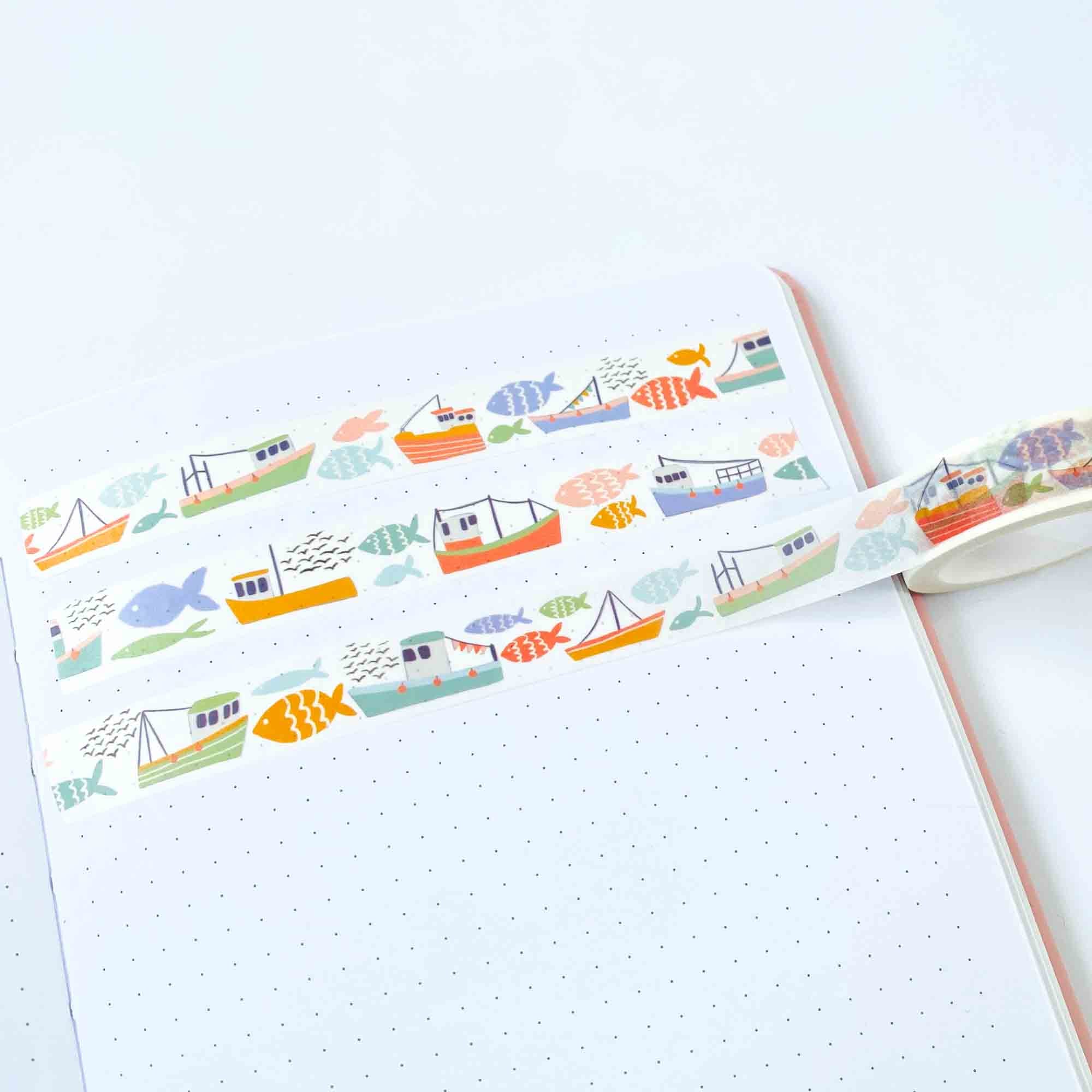 Fish and Ships Washi Tape - Sarah Frances
