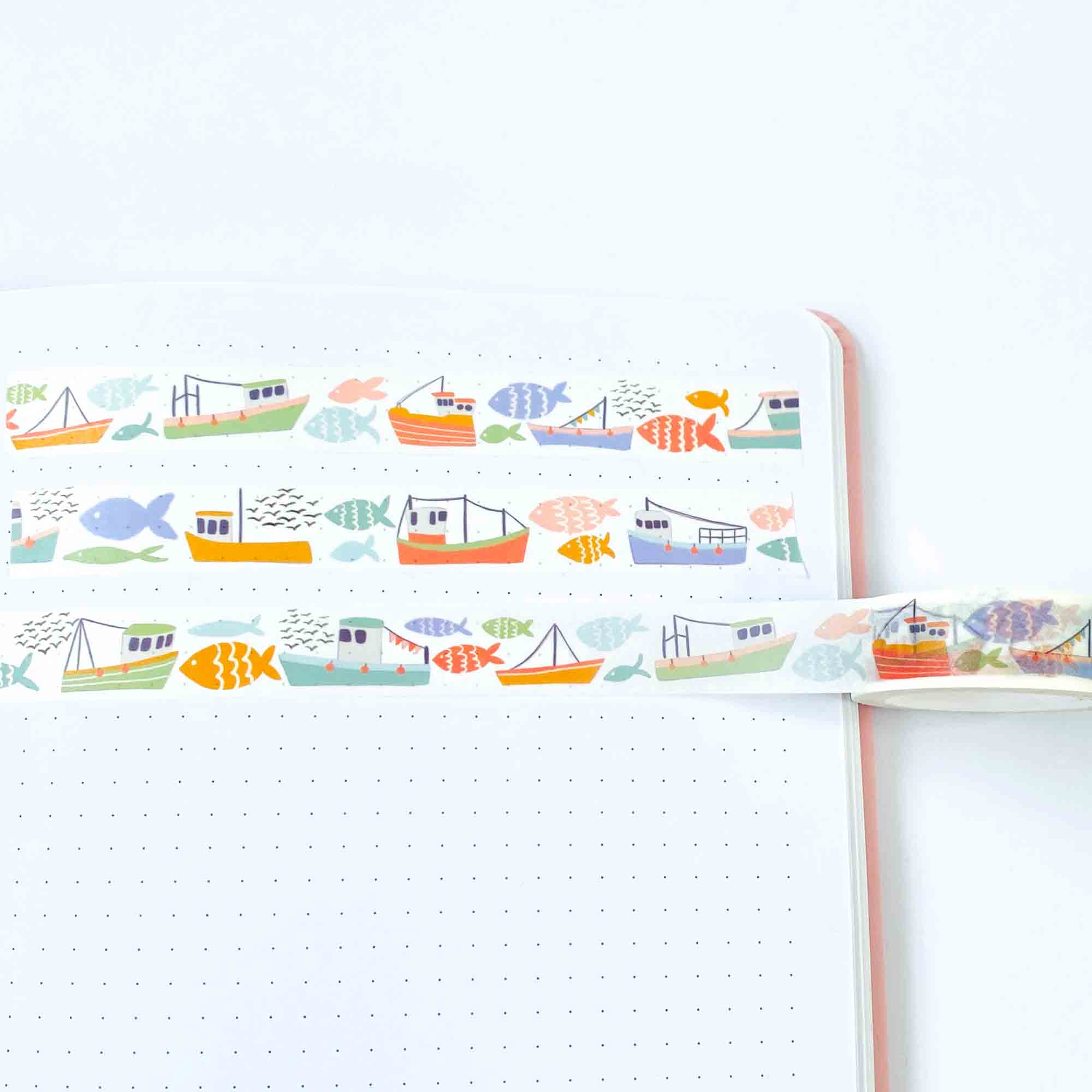 Fish and Ships Washi Tape - Sarah Frances