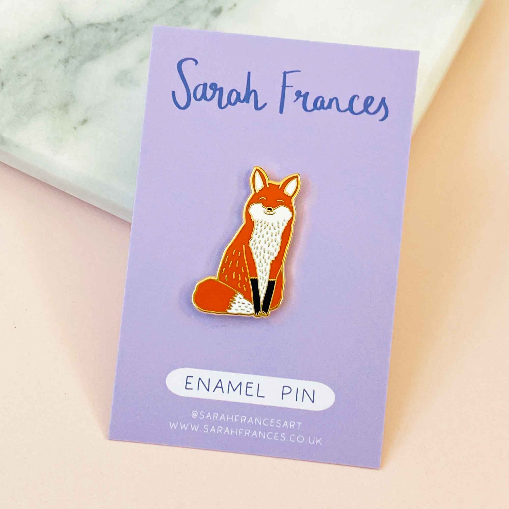 Fox Enamel Pin - Sarah Frances