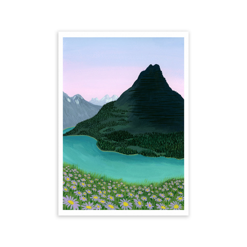 Glacier National Park Art Print - Sarah Frances 