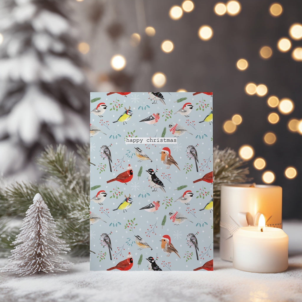 Christmas Birds Card - Sarah Frances 