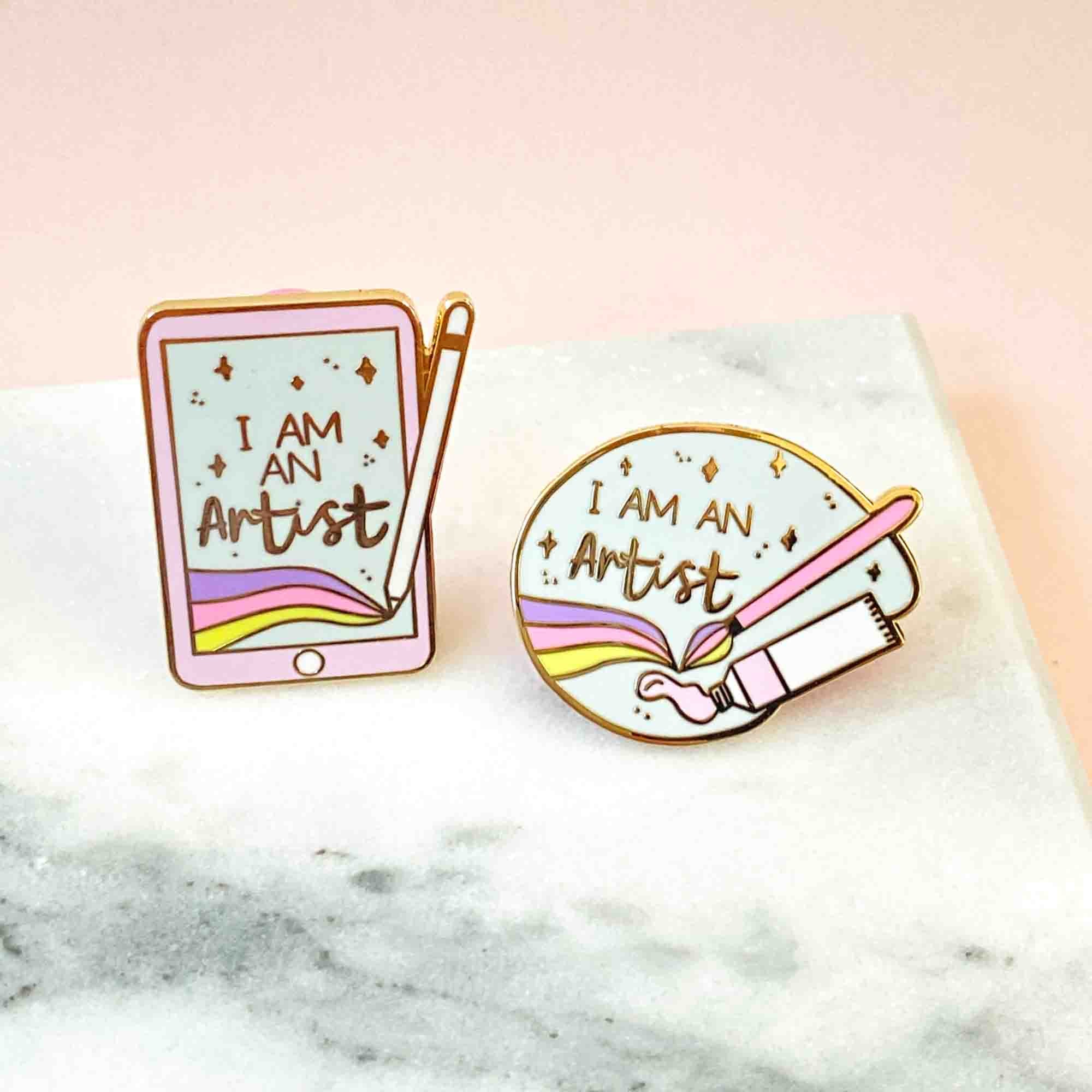 I Am An Artist (Paint) Enamel Pin - Sarah Frances