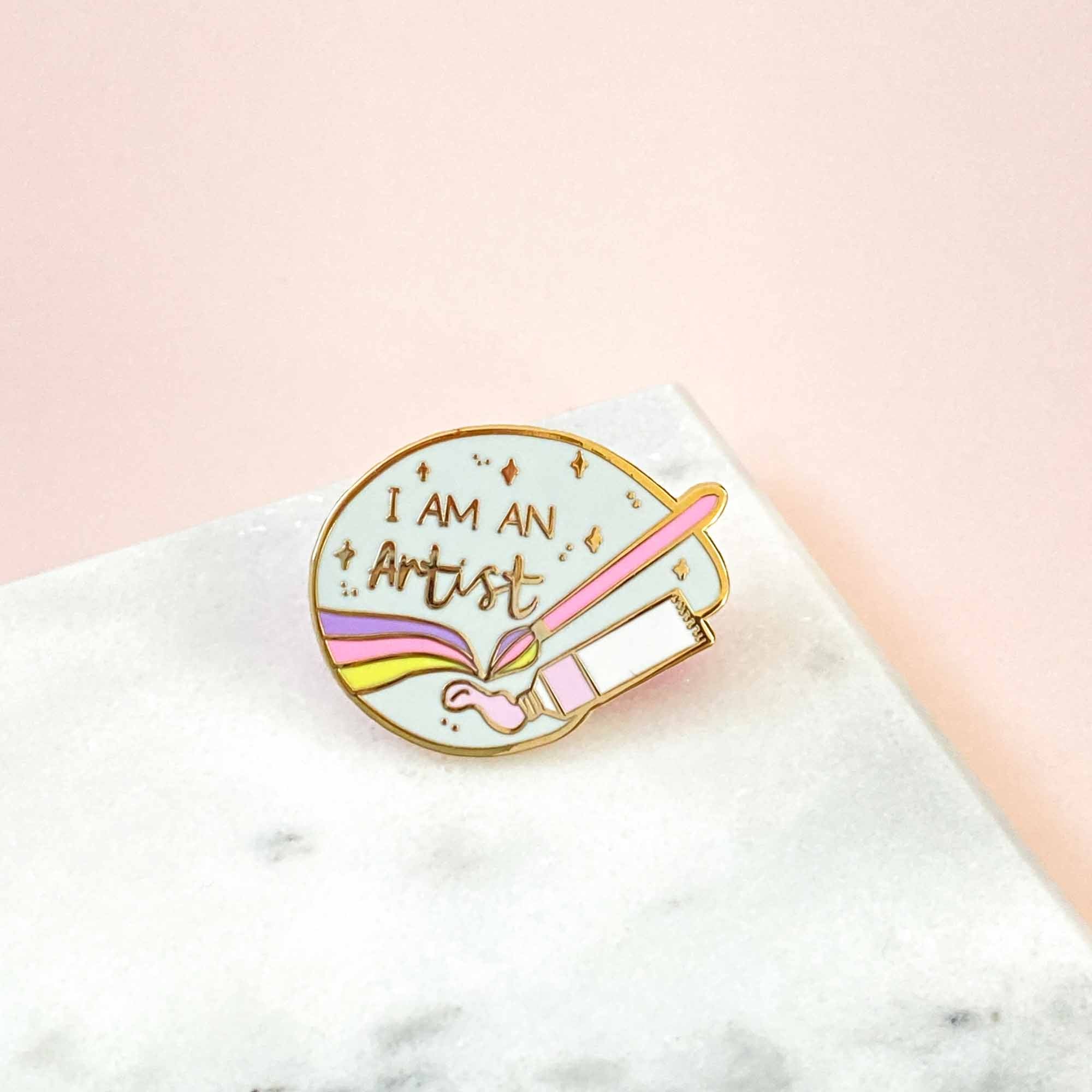 I Am An Artist (Paint) Enamel Pin - Sarah Frances