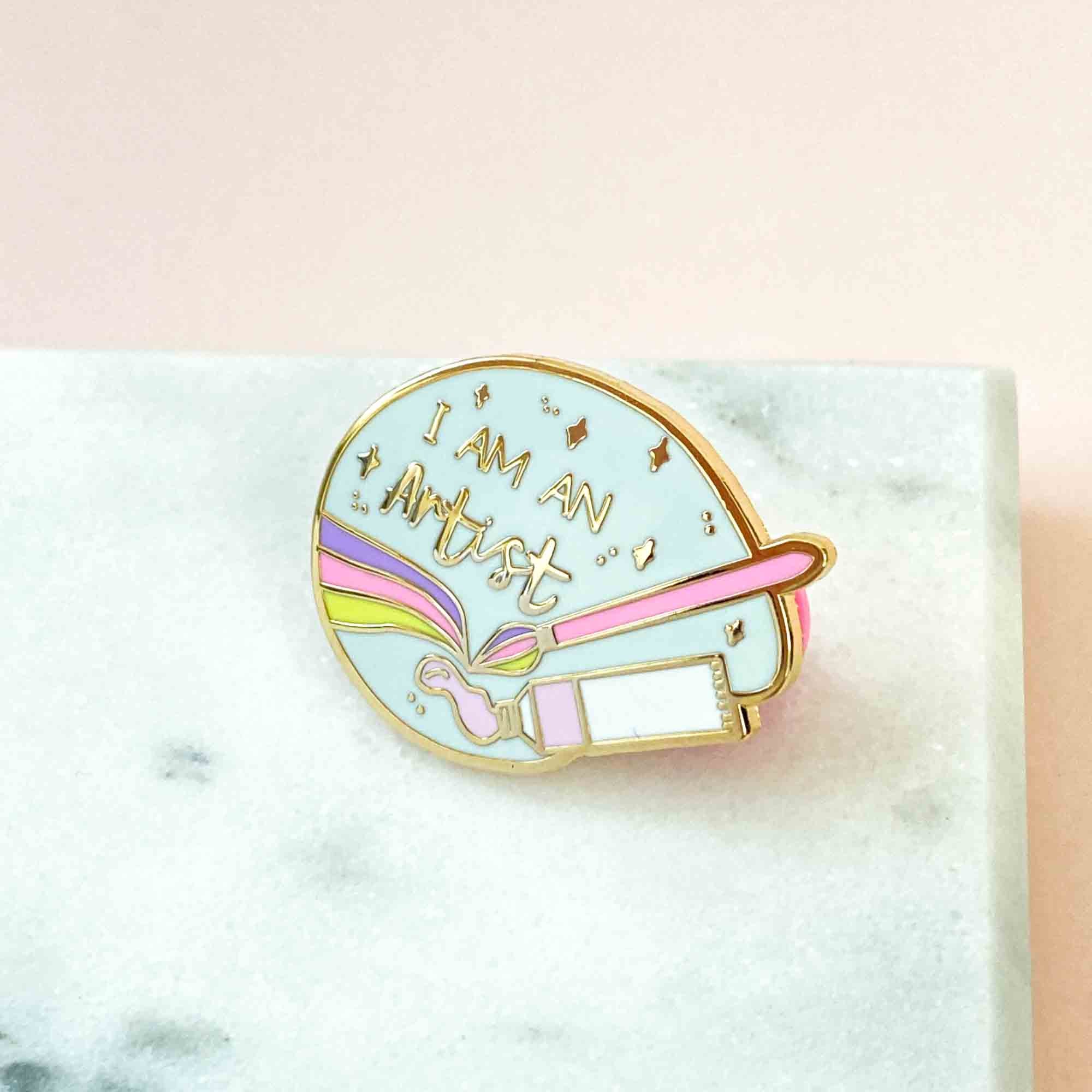 I Am An Artist (Paint) Enamel Pin - Sarah Frances