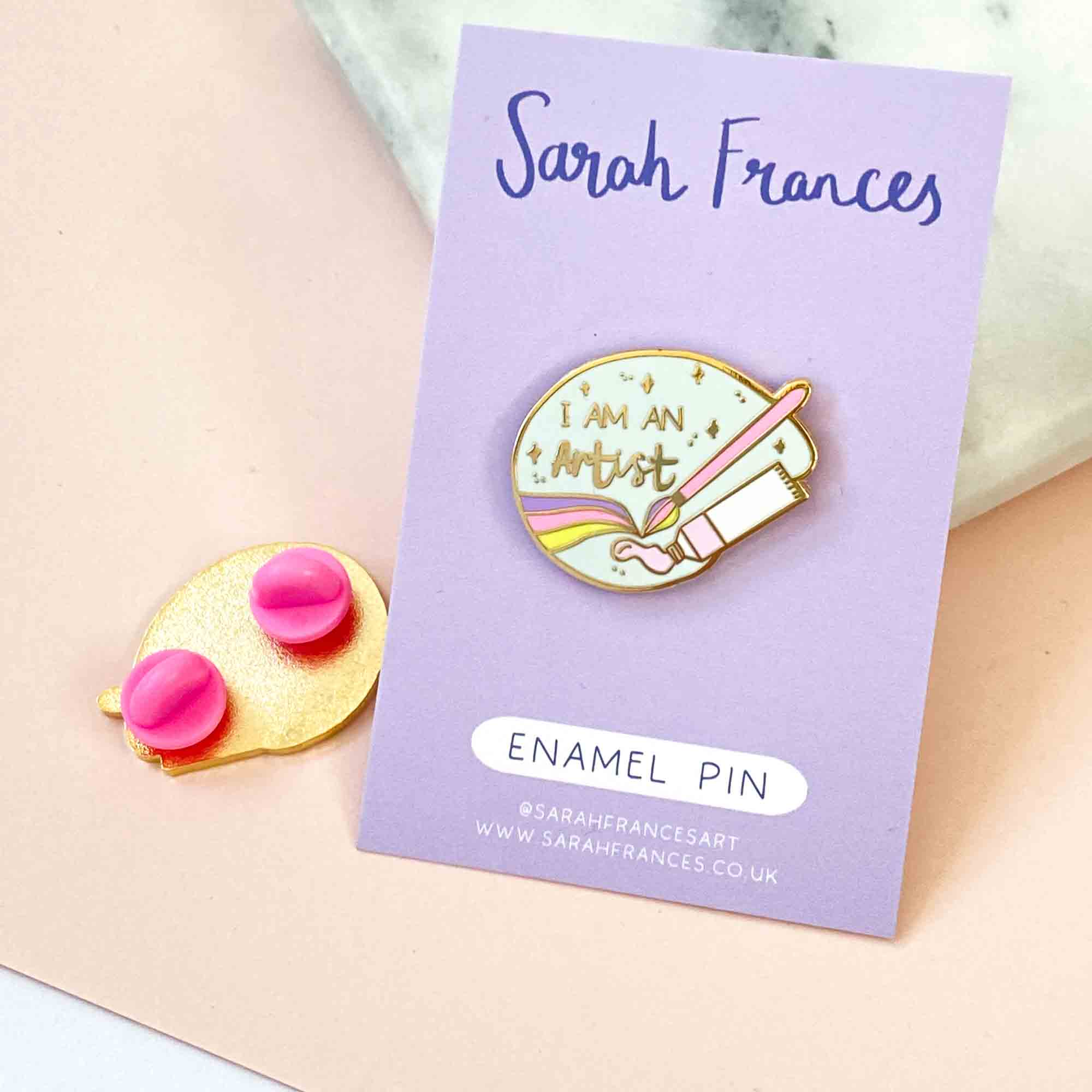 I Am An Artist (Paint) Enamel Pin - Sarah Frances