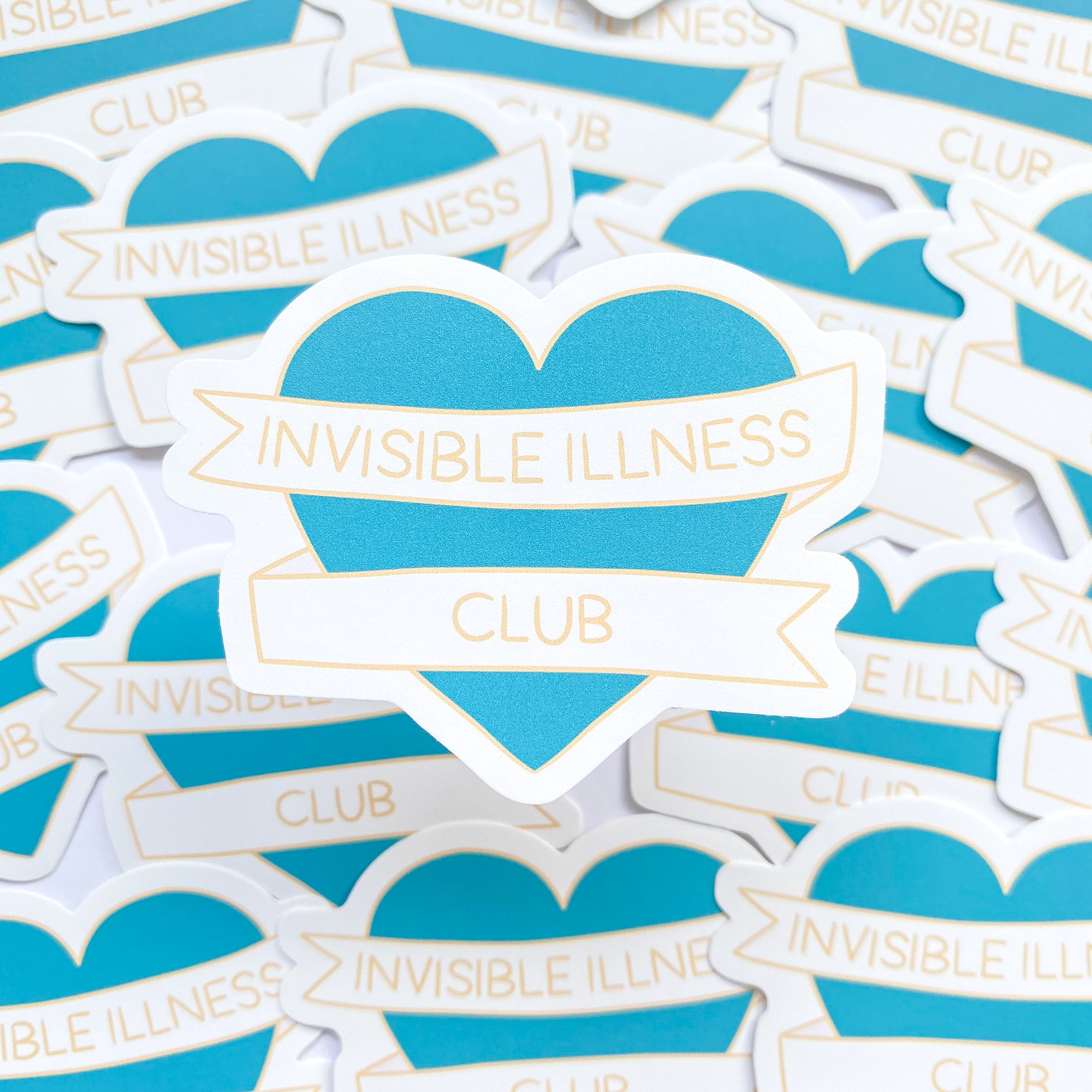 Invisible Illness Club Vinyl Sticker - Sarah Frances