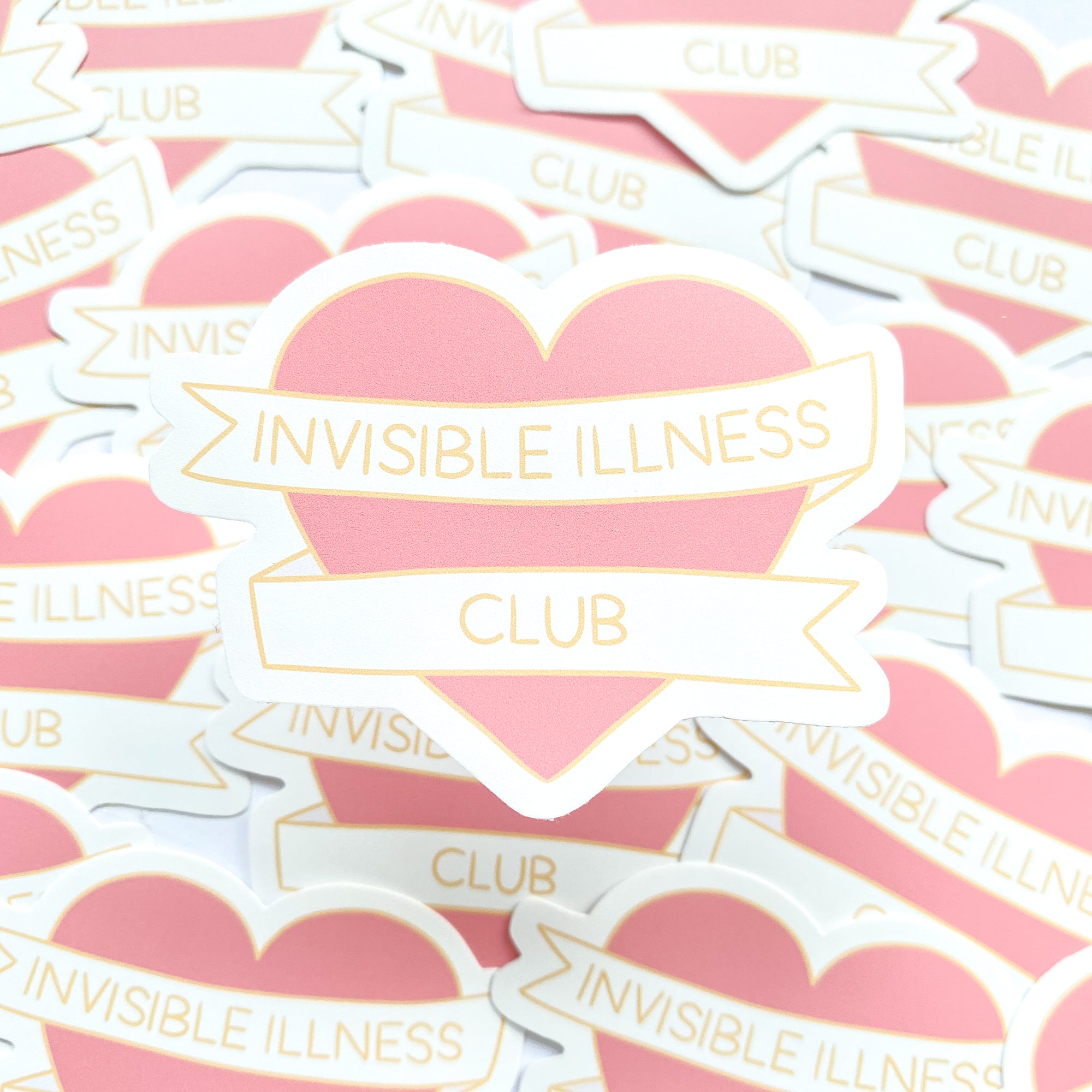 Invisible Illness Club Vinyl Sticker - Sarah Frances