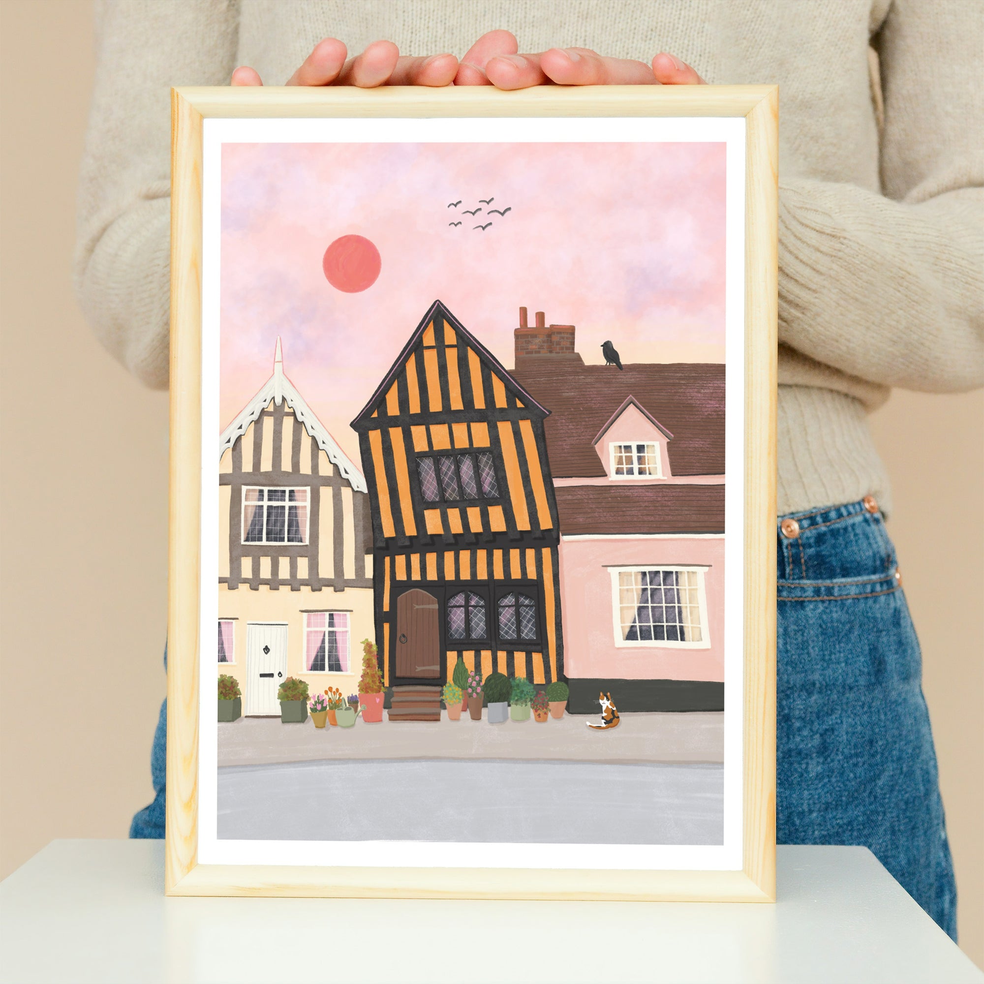 Lavenham, Suffolk Art Print - Sarah Frances