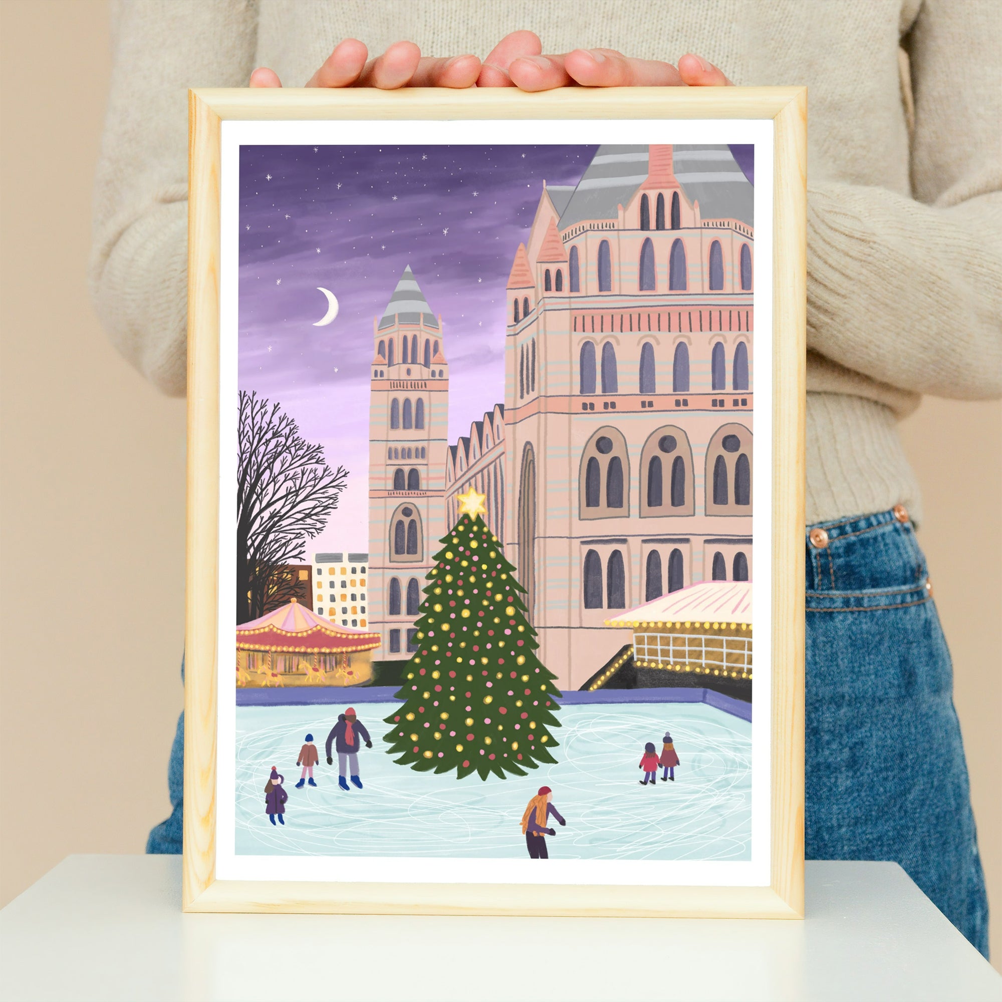 Christmas in London Art Print - Sarah Frances