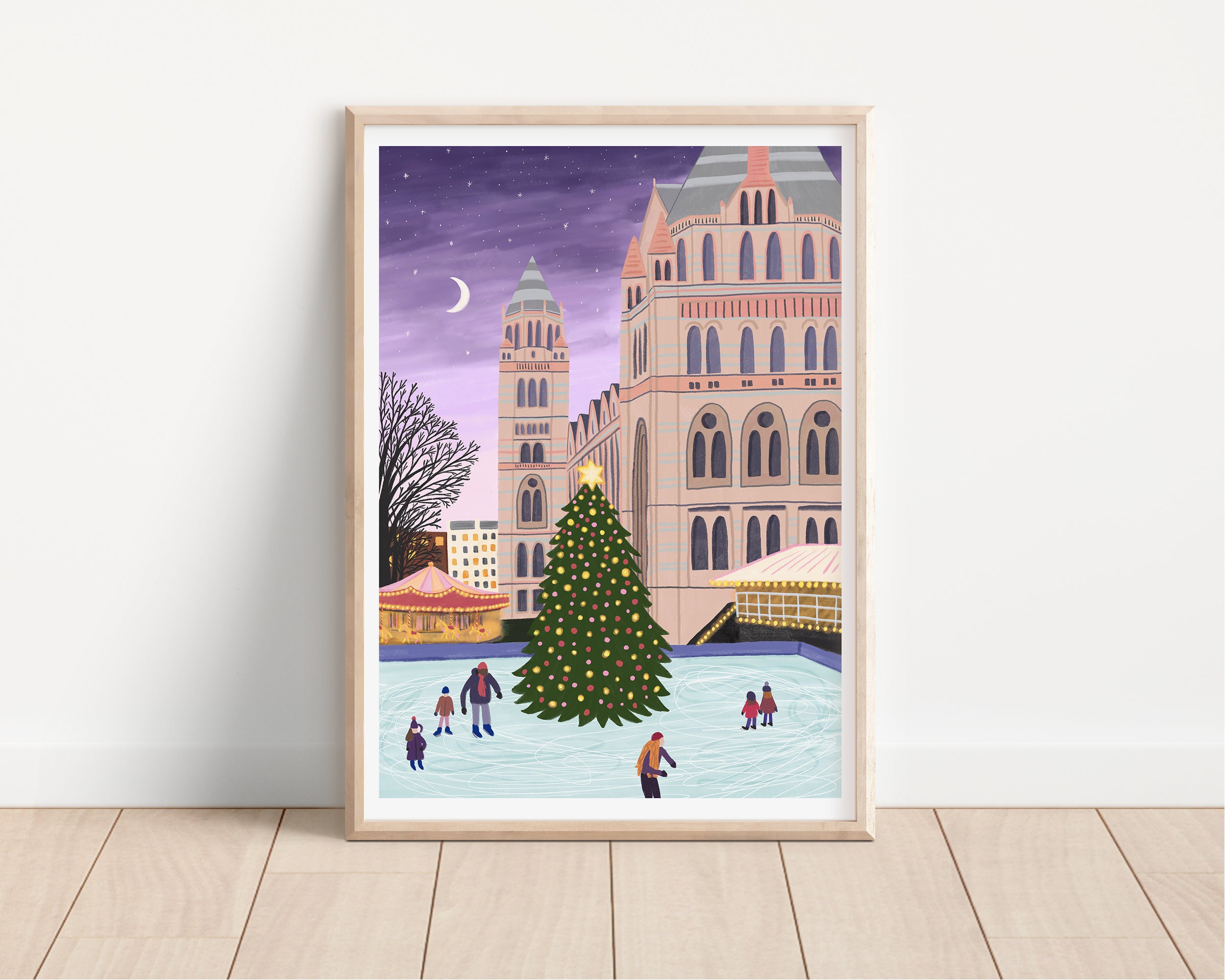 Christmas in London Art Print - Sarah Frances