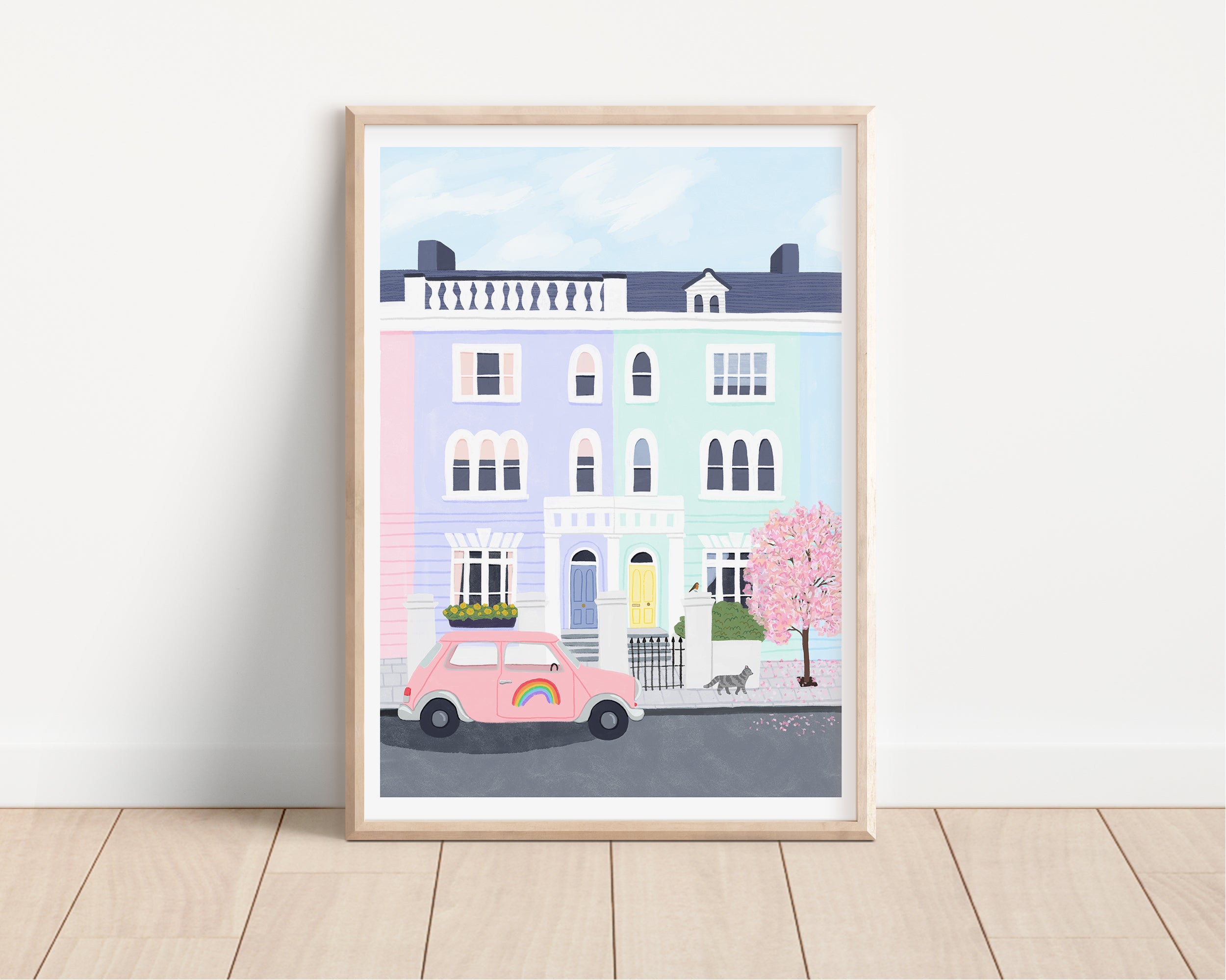 Notting Hill, London Art Print - Sarah Frances