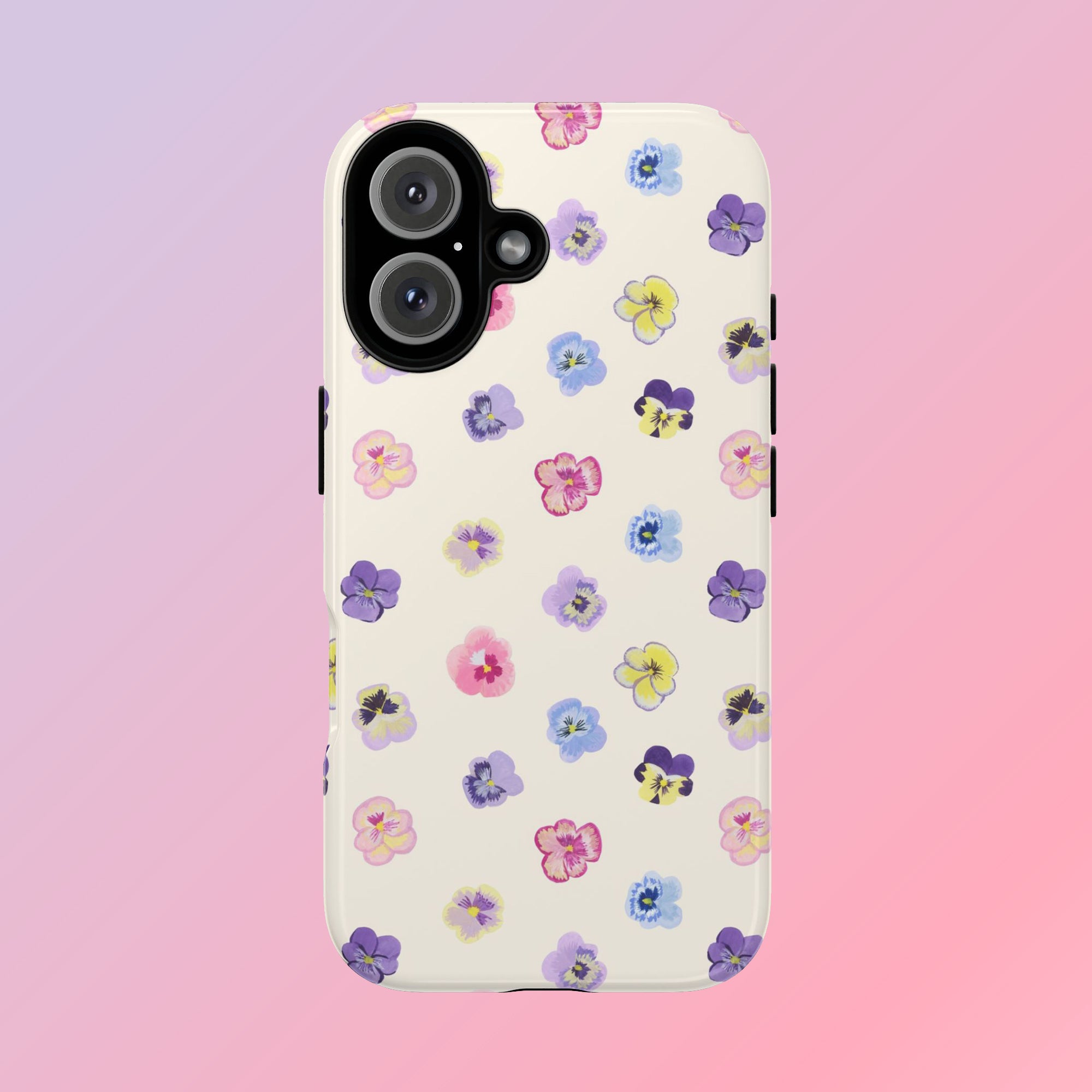 Pansy Flowers Phone Case - Sarah Frances