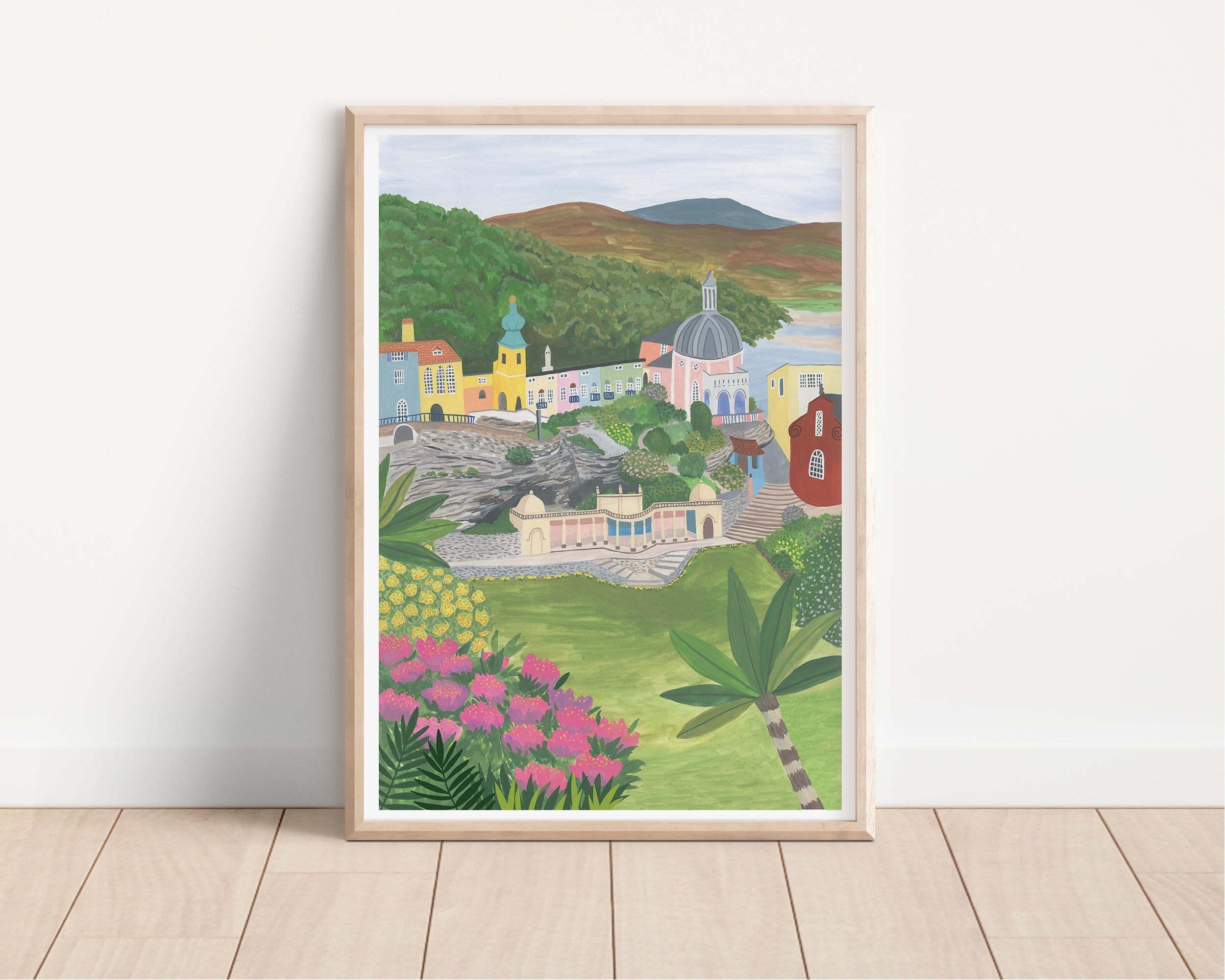 Portmeirion, North Wales Art Print - Sarah Frances