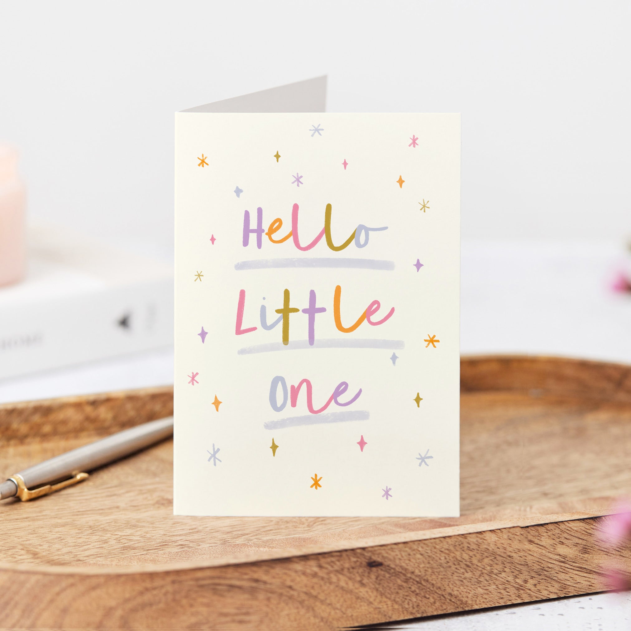 Hello Little One Card - New Baby Card - Sarah Frances