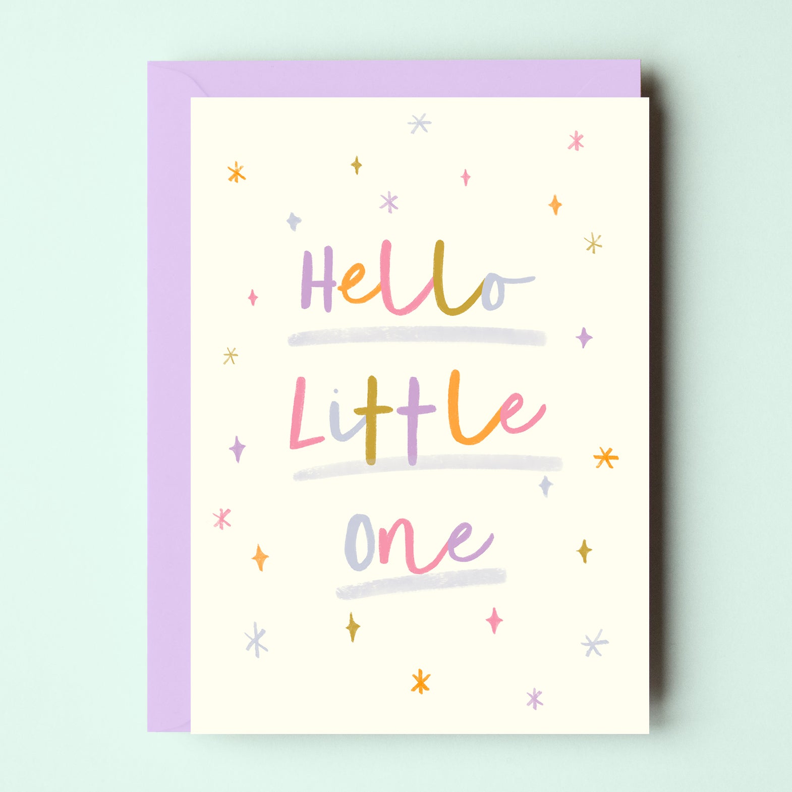 Hello Little One Card - New Baby Card - Sarah Frances