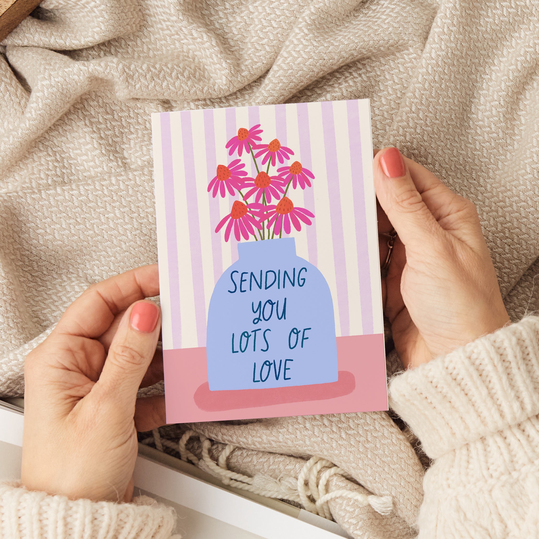 Sending Lots of Love Card - Sarah Frances