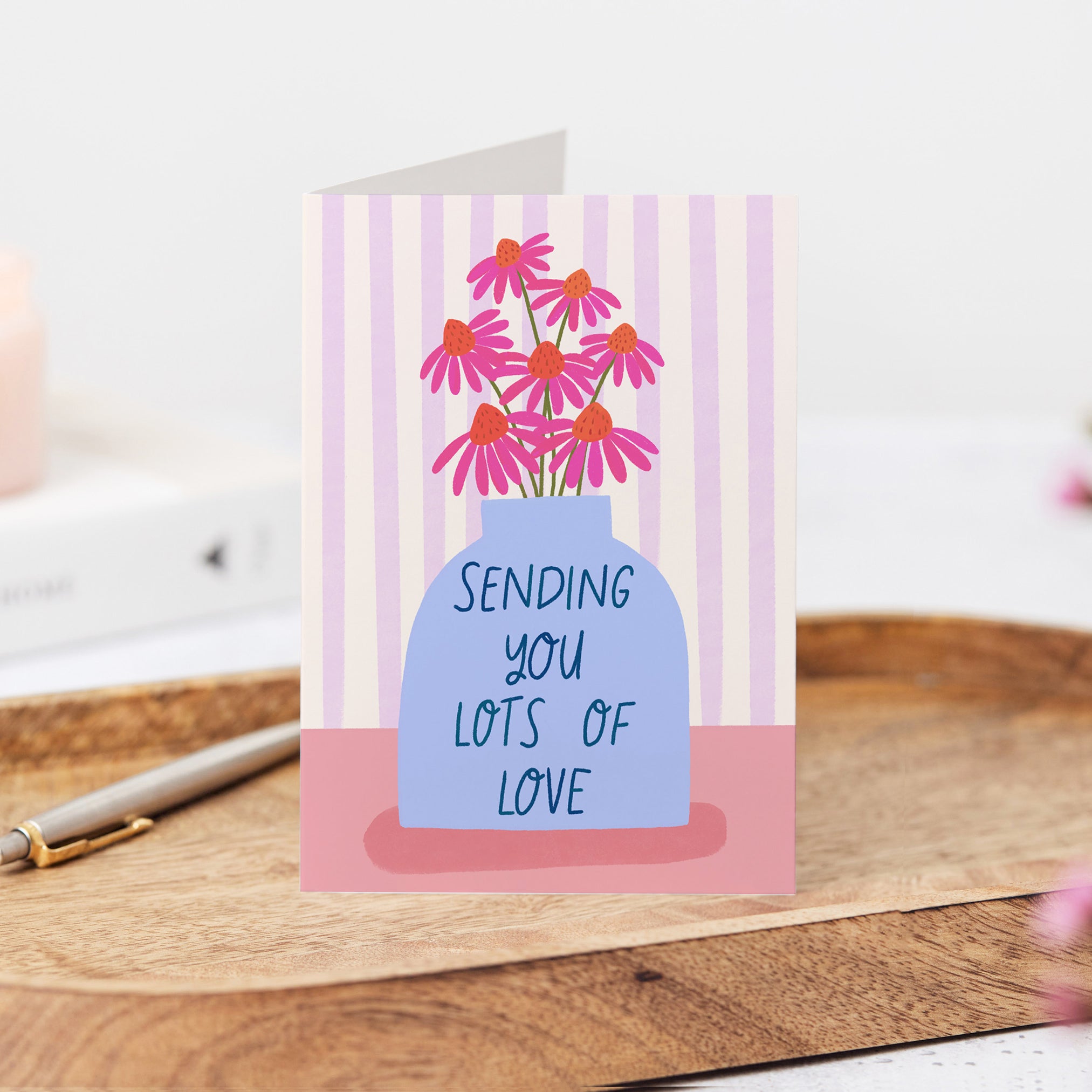 Sending Lots of Love Card - Sarah Frances