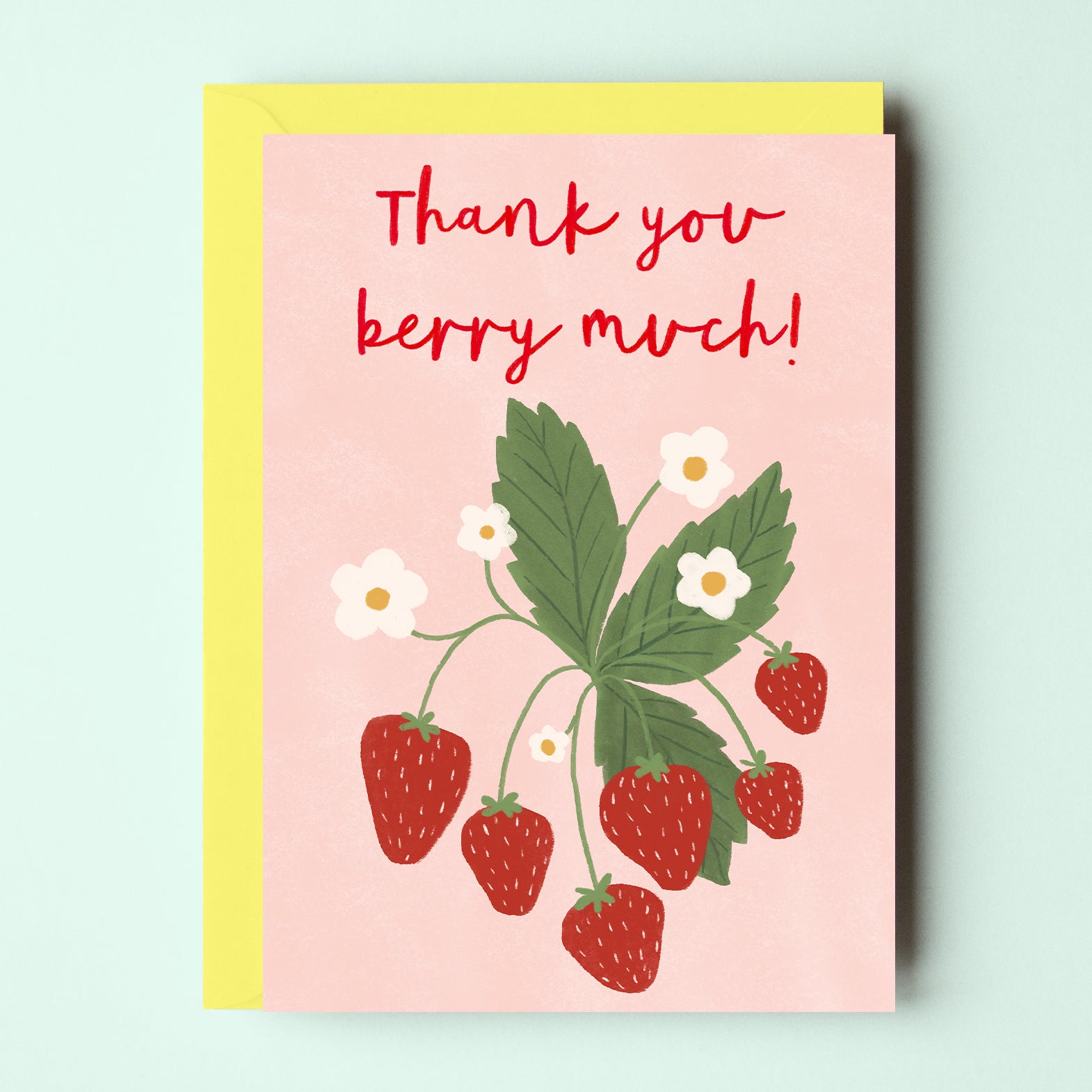 Thank You Berry Much Card - Sarah Frances