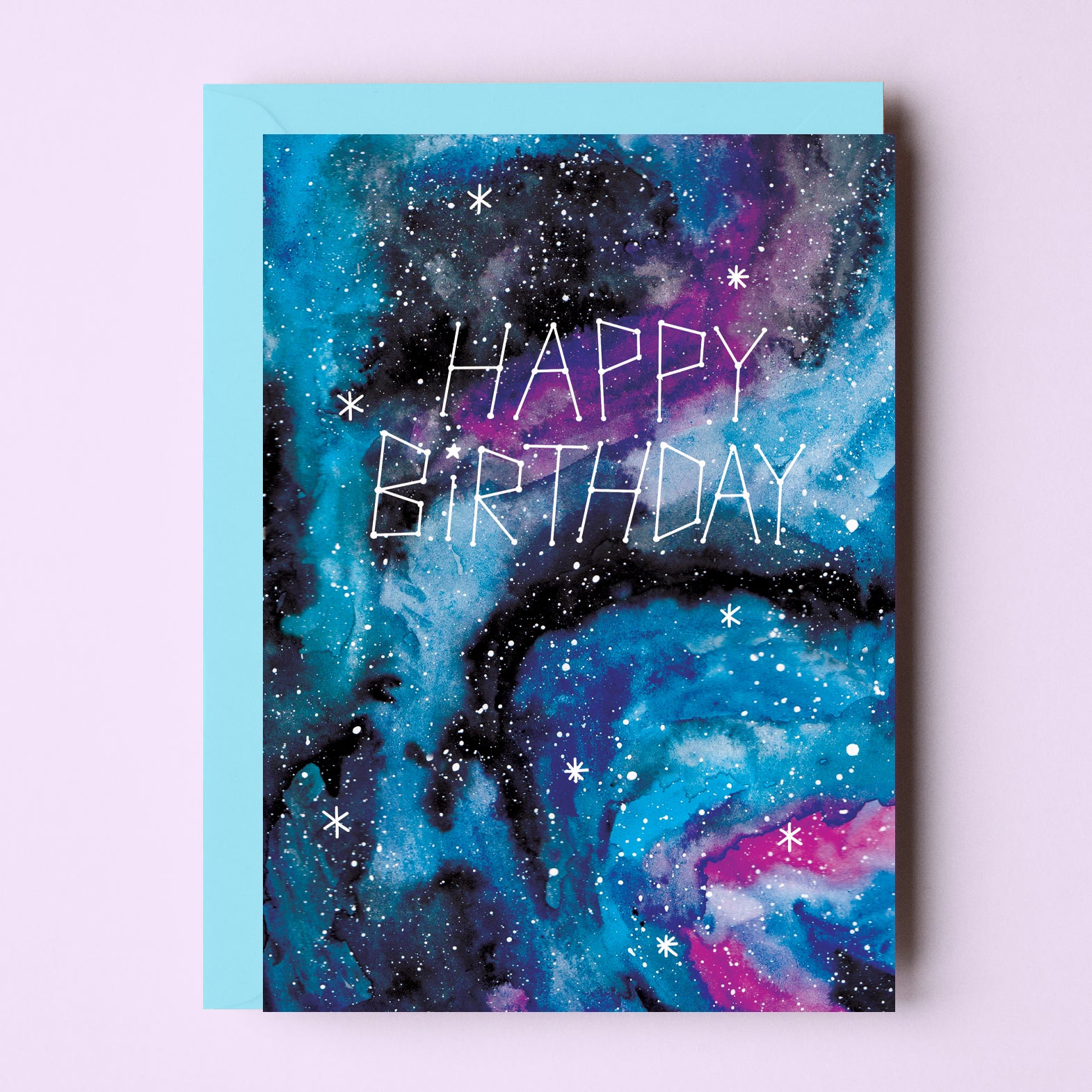 Happy Birthday Galaxy Card - Sarah Frances