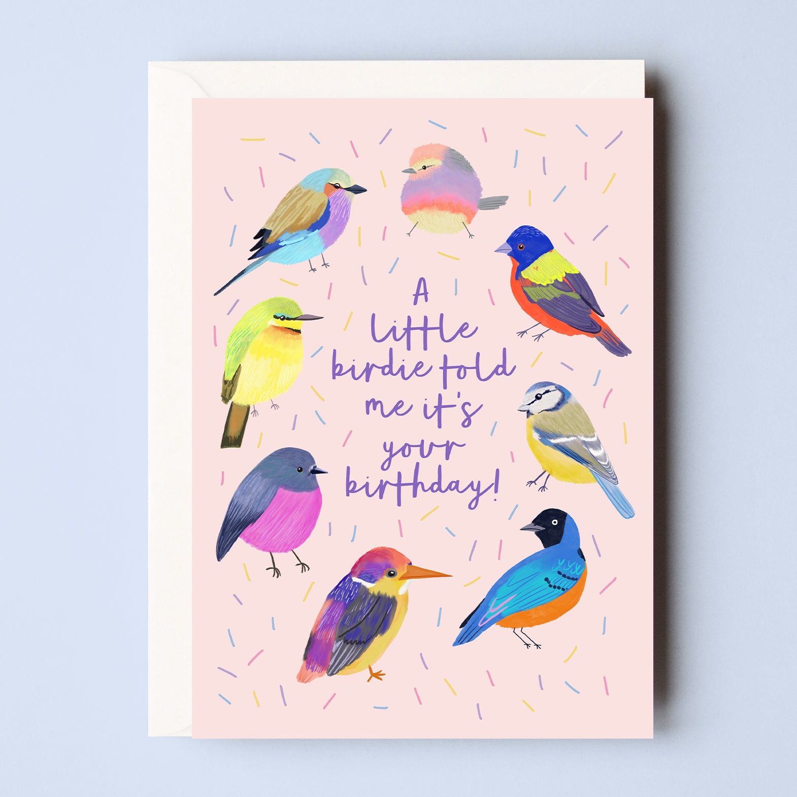A Little Birdie… Birthday Card - Sarah Frances