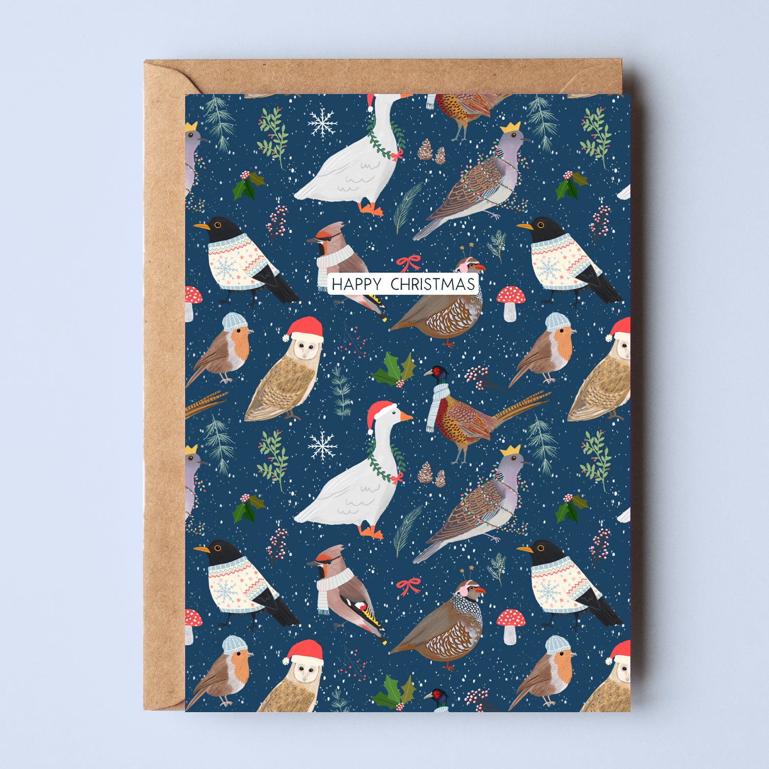 Christmas Birds Card - Sarah Frances