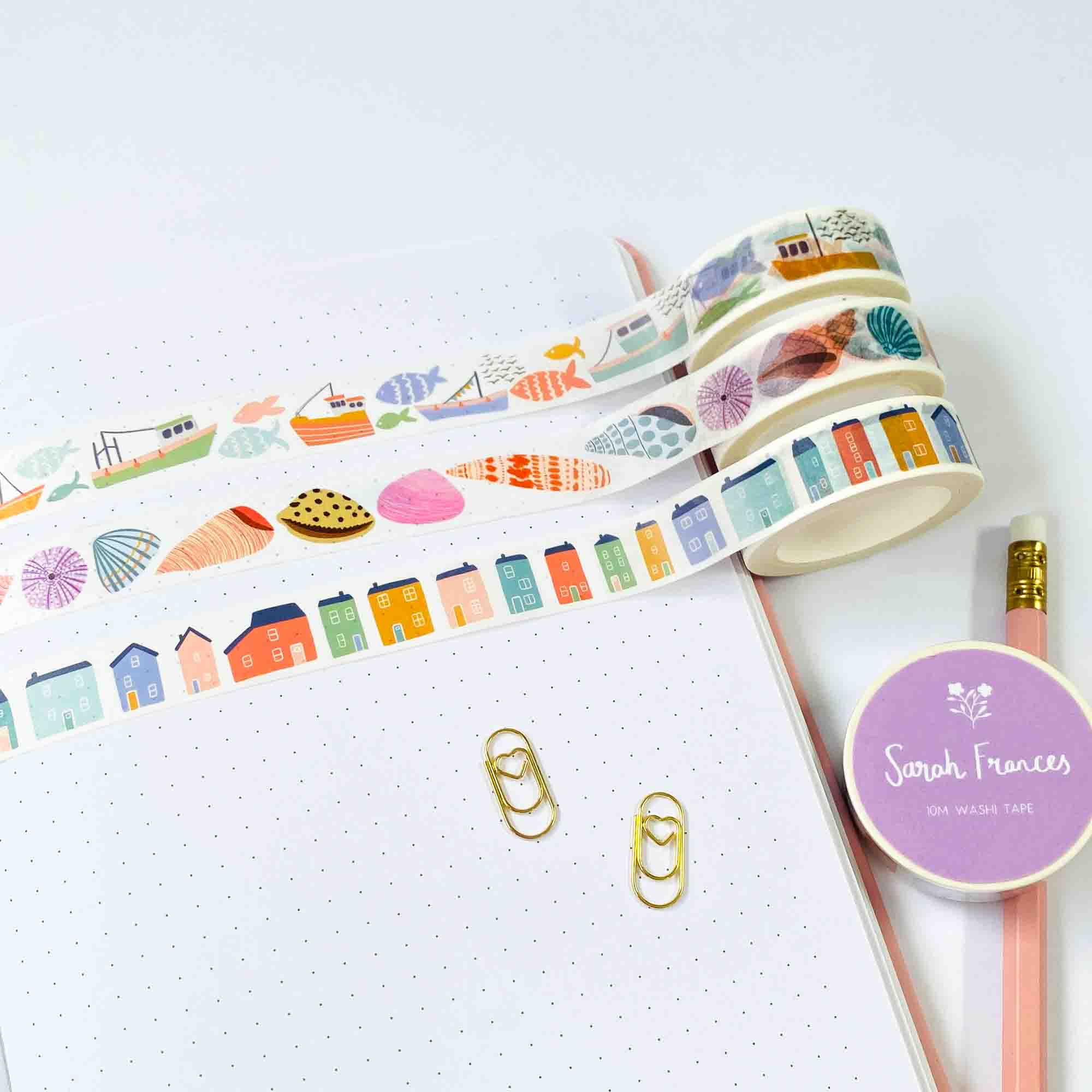 Seaside Washi Tape Set - Sarah Frances