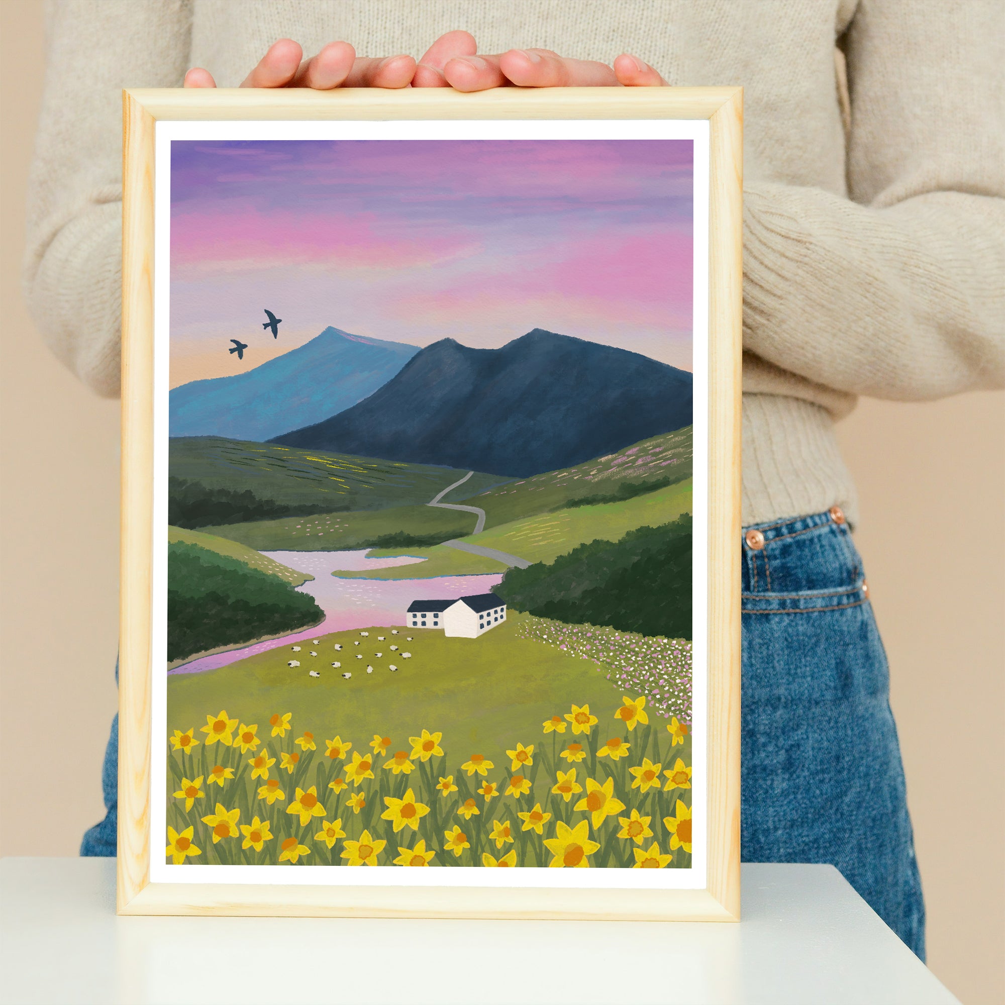 Snowdon (Yr Wyddfa), North Wales Print - Sarah Frances