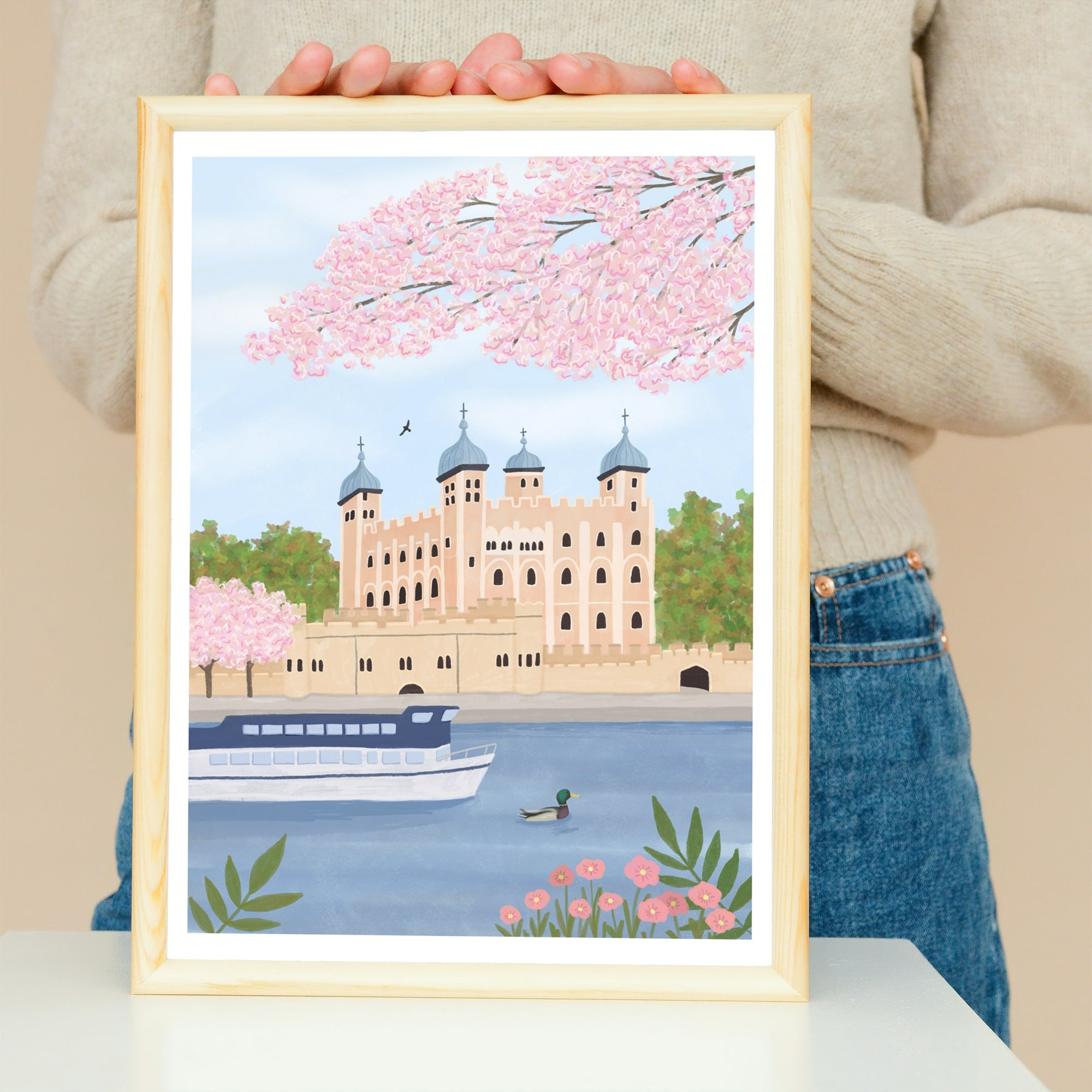 Tower of London Art Print - Sarah Frances