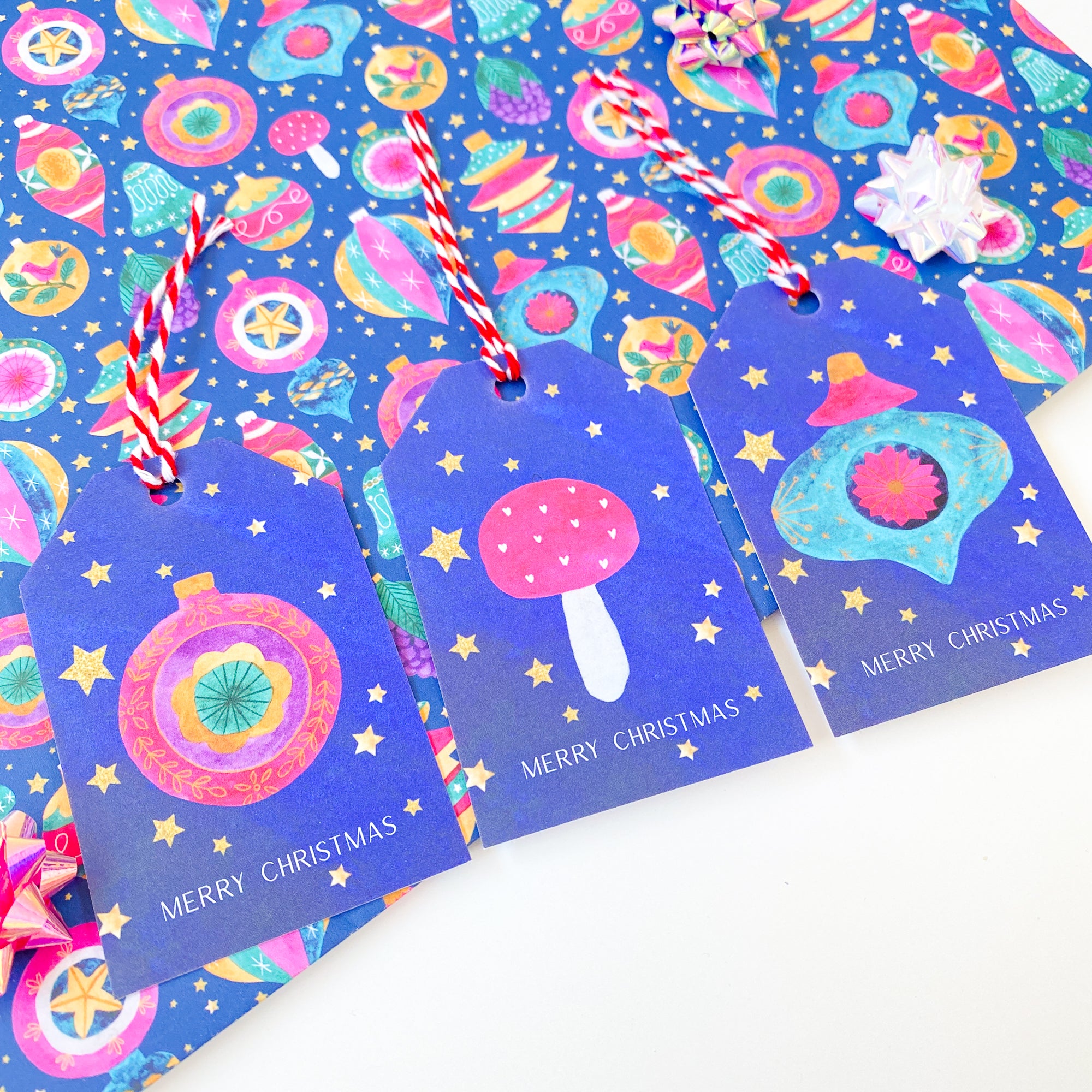 Vintage Ornaments Wrapping Paper - Sarah Frances