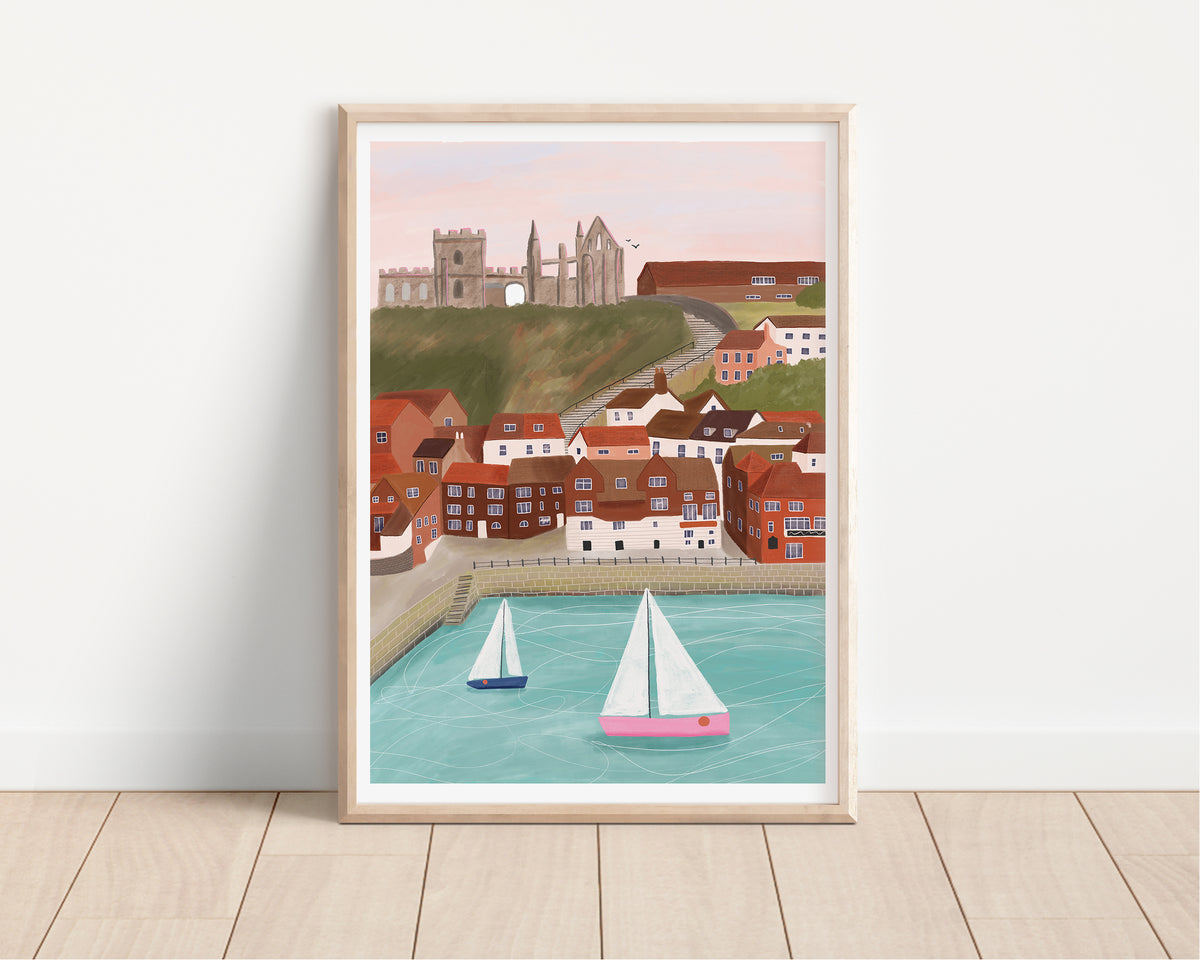 Whitby Illustration Print - Sarah Frances