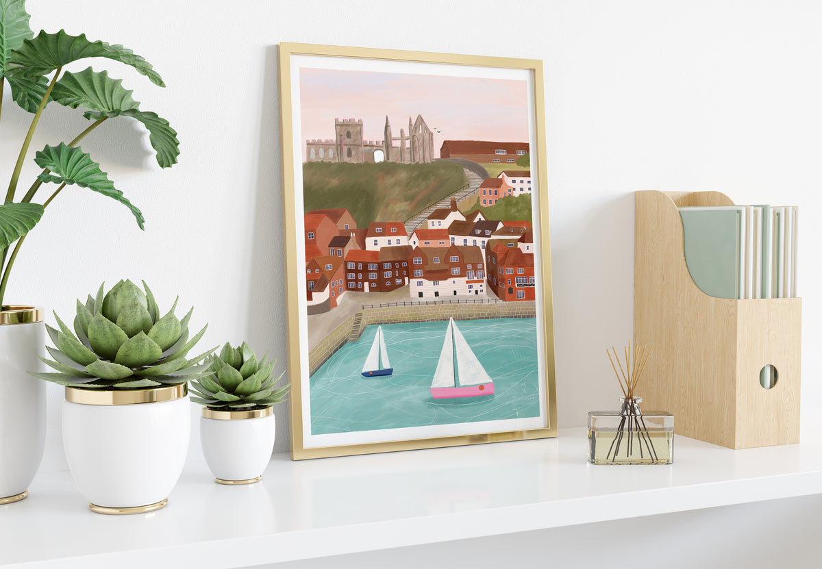 Whitby Illustration Print - Sarah Frances