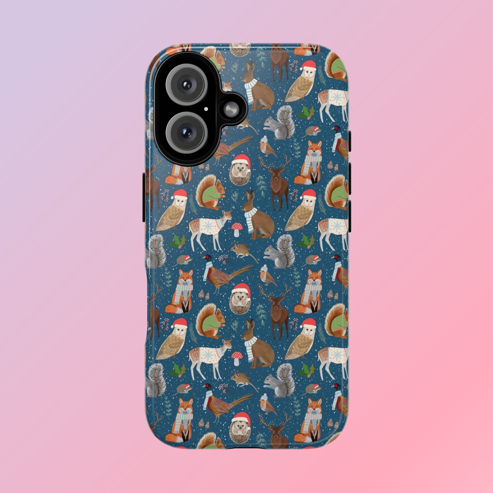 Winter Woodland Animals Phone Case - Sarah Frances