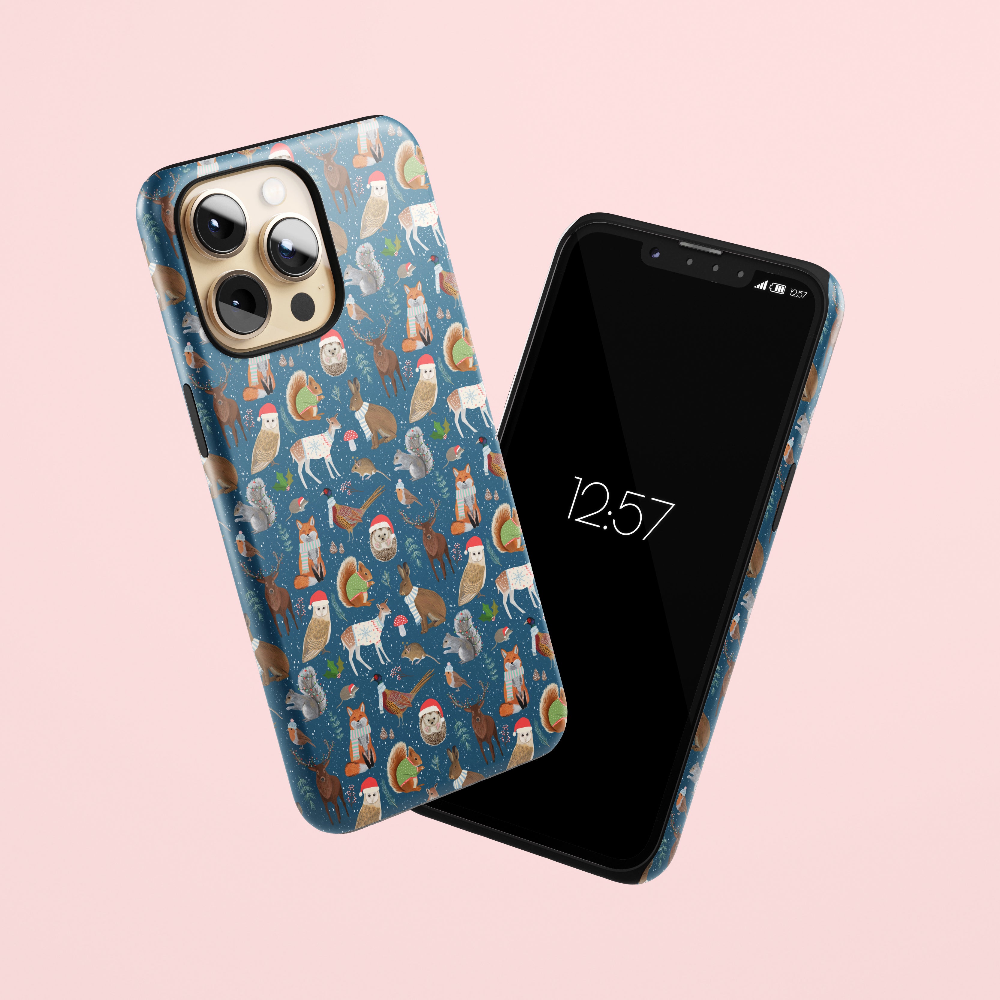 Winter Woodland Animals Phone Case - Sarah Frances