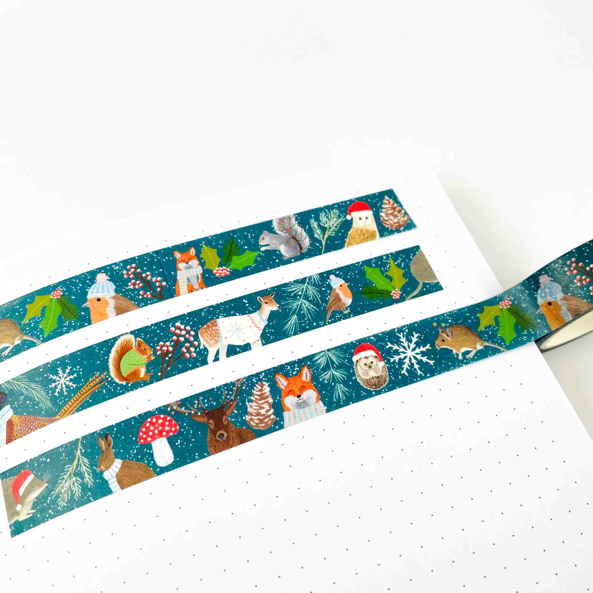 Winter Woodland Animals Washi Tape - Sarah Frances