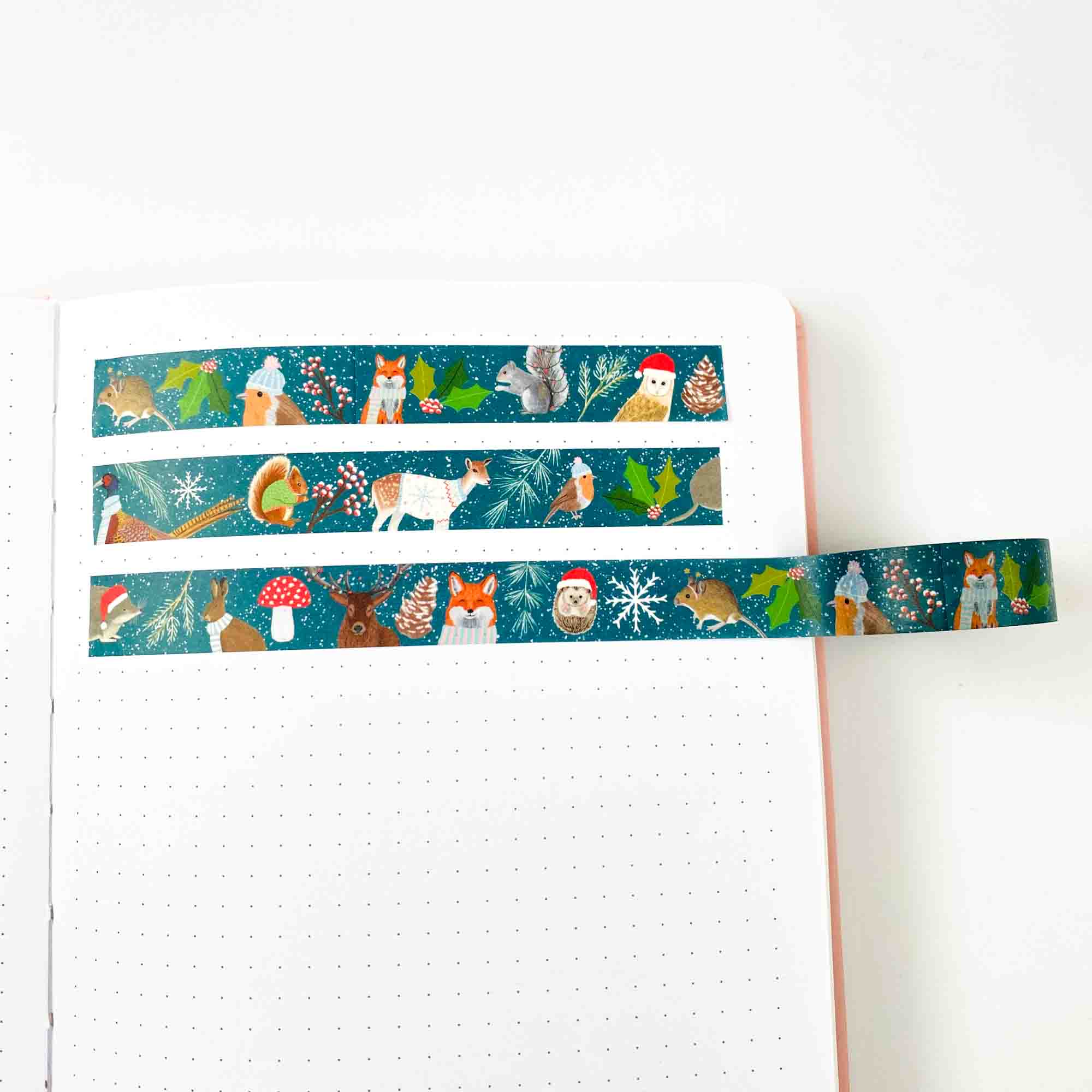Winter Woodland Animals Washi Tape - Sarah Frances