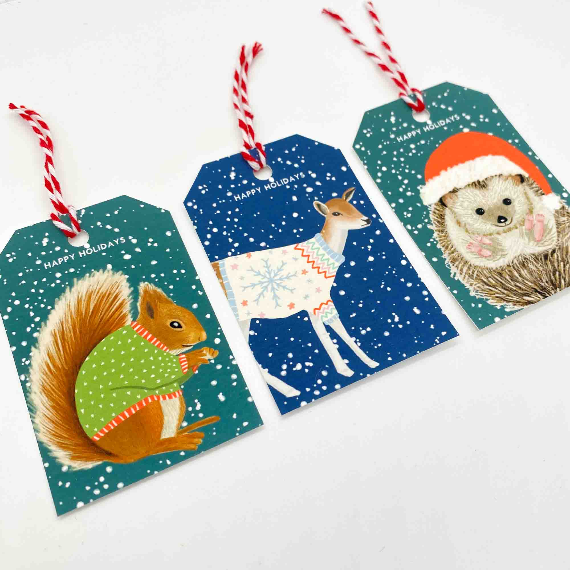 Winter Woodland Animals Wrapping Paper - Sarah Frances