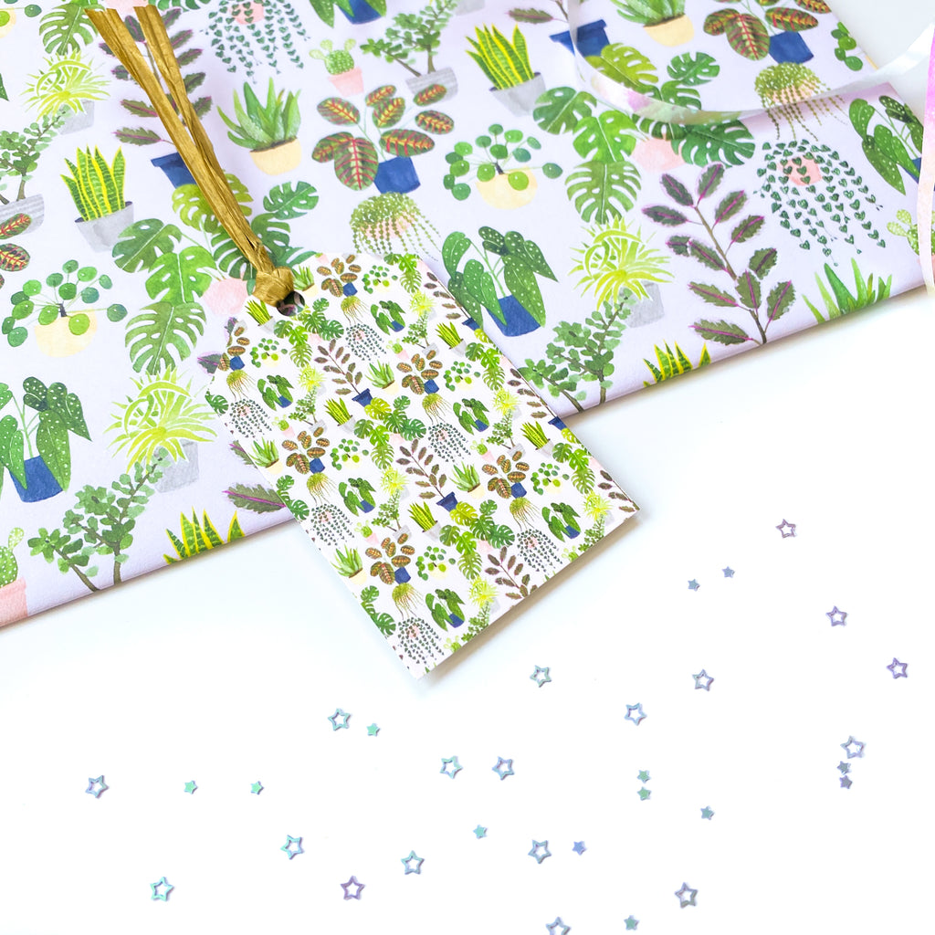 Indoor Plants Wrapping Paper - Sarah Frances 