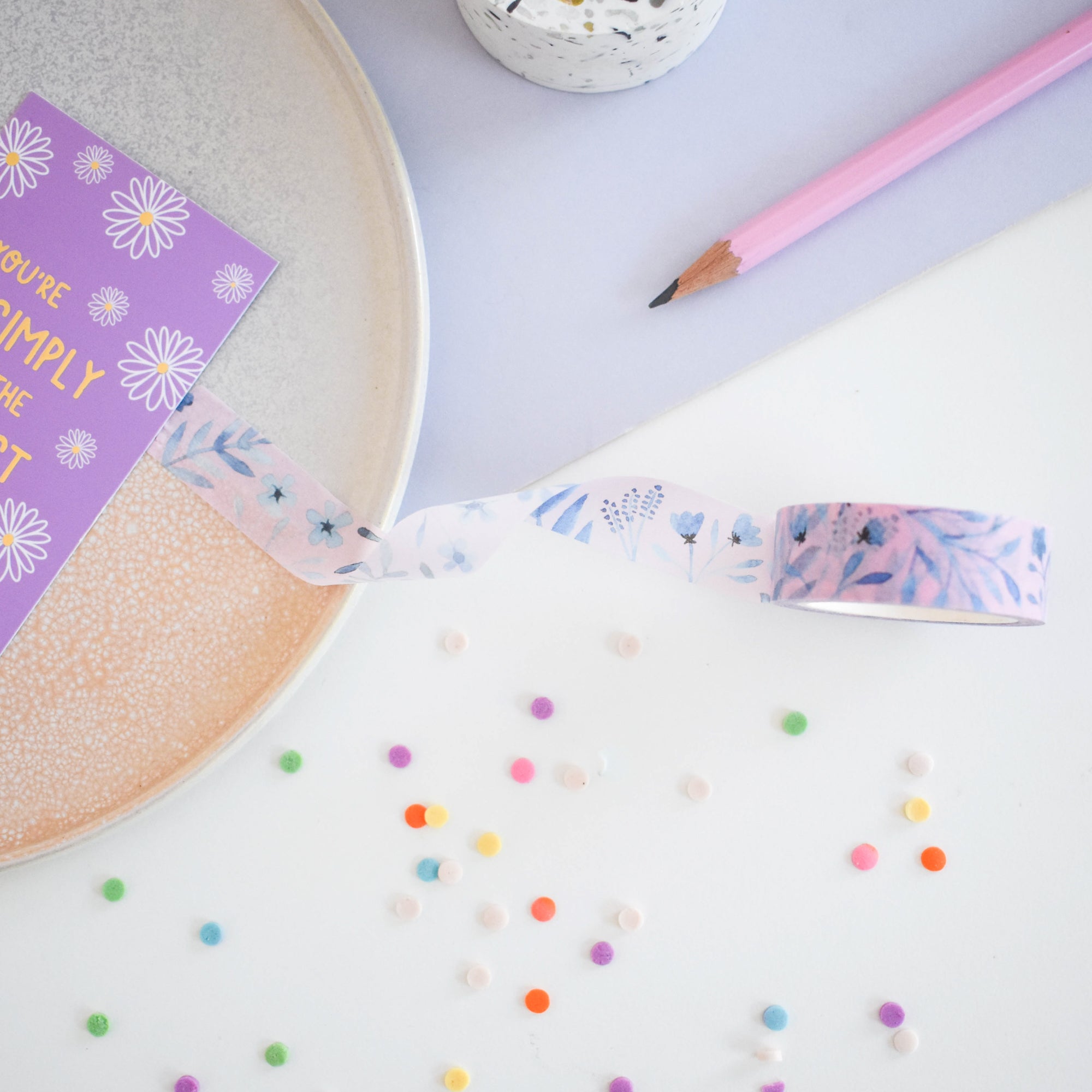 Blue Leaves Washi Tape - Sarah Frances