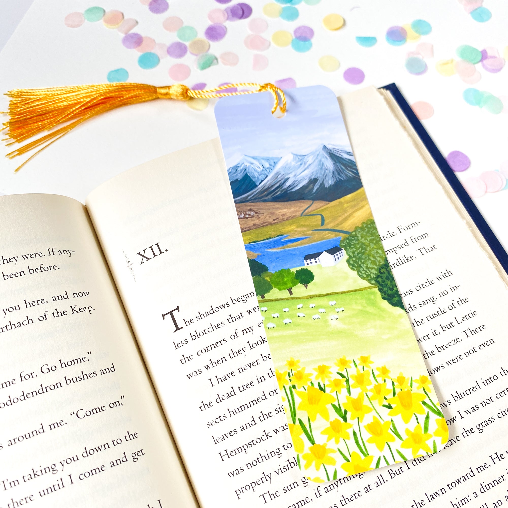 Snowdon Bookmark / Yr Wyddfa Bookmark - Sarah Frances