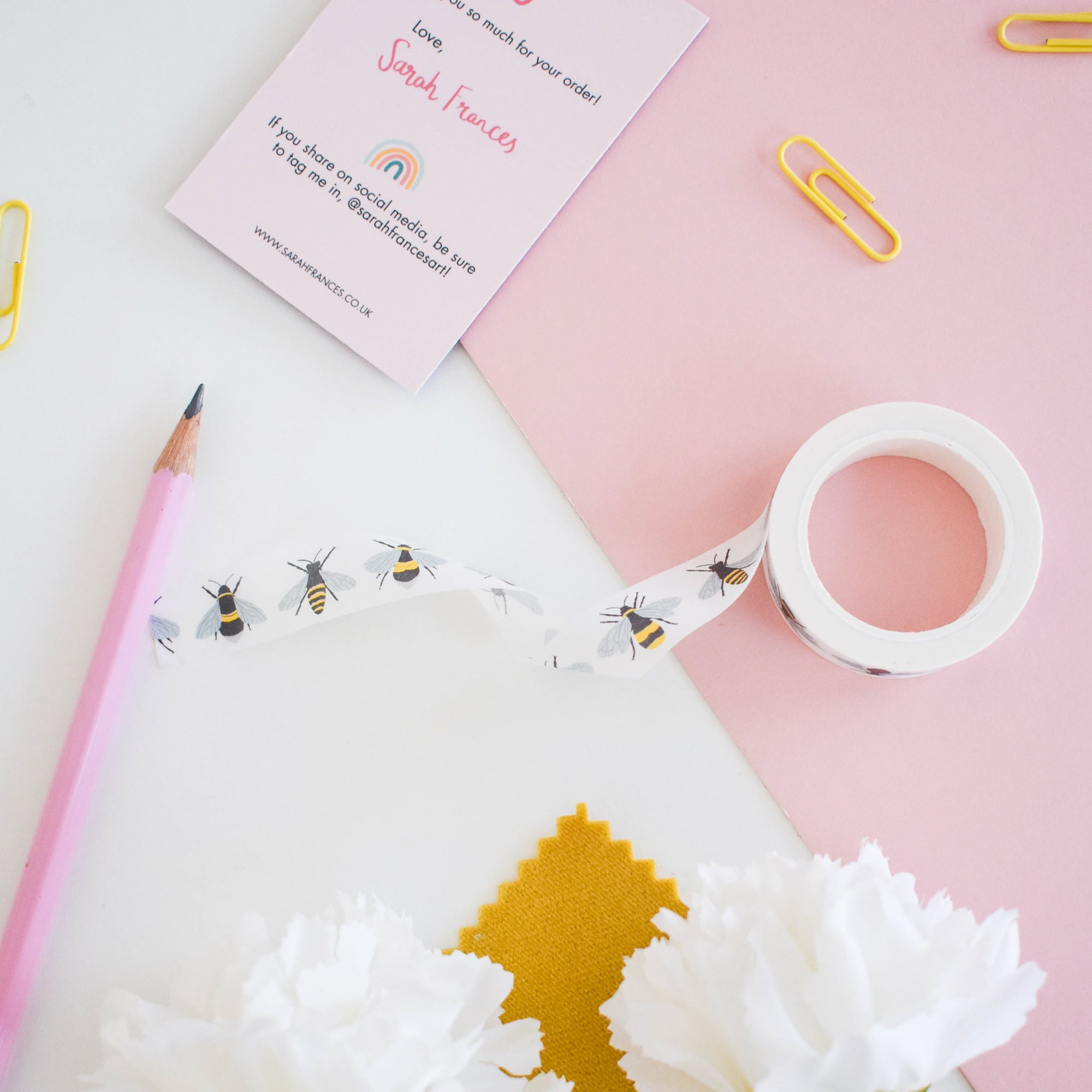 British Bees Washi Tape - Sarah Frances