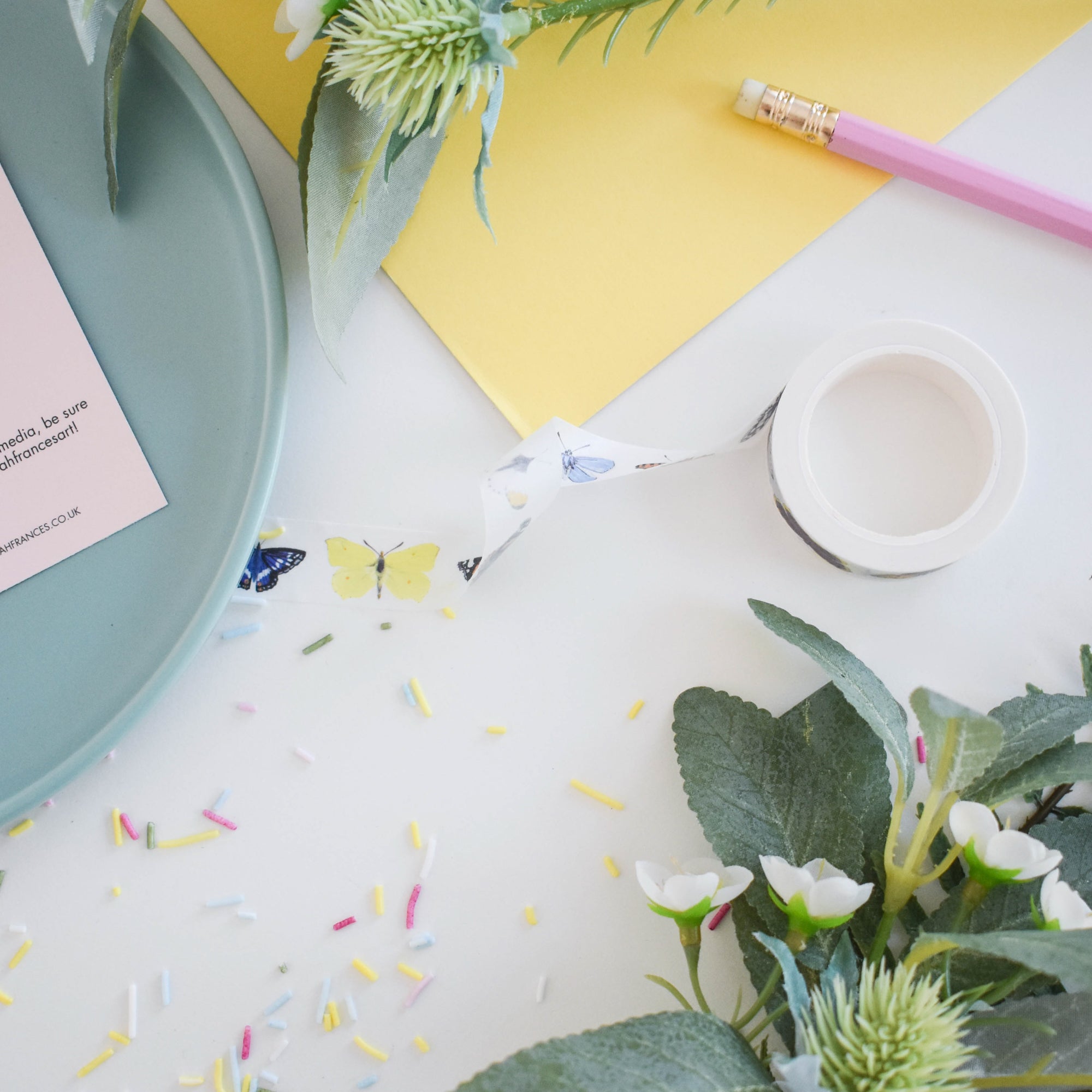 British Butterflies Washi Tape - Sarah Frances